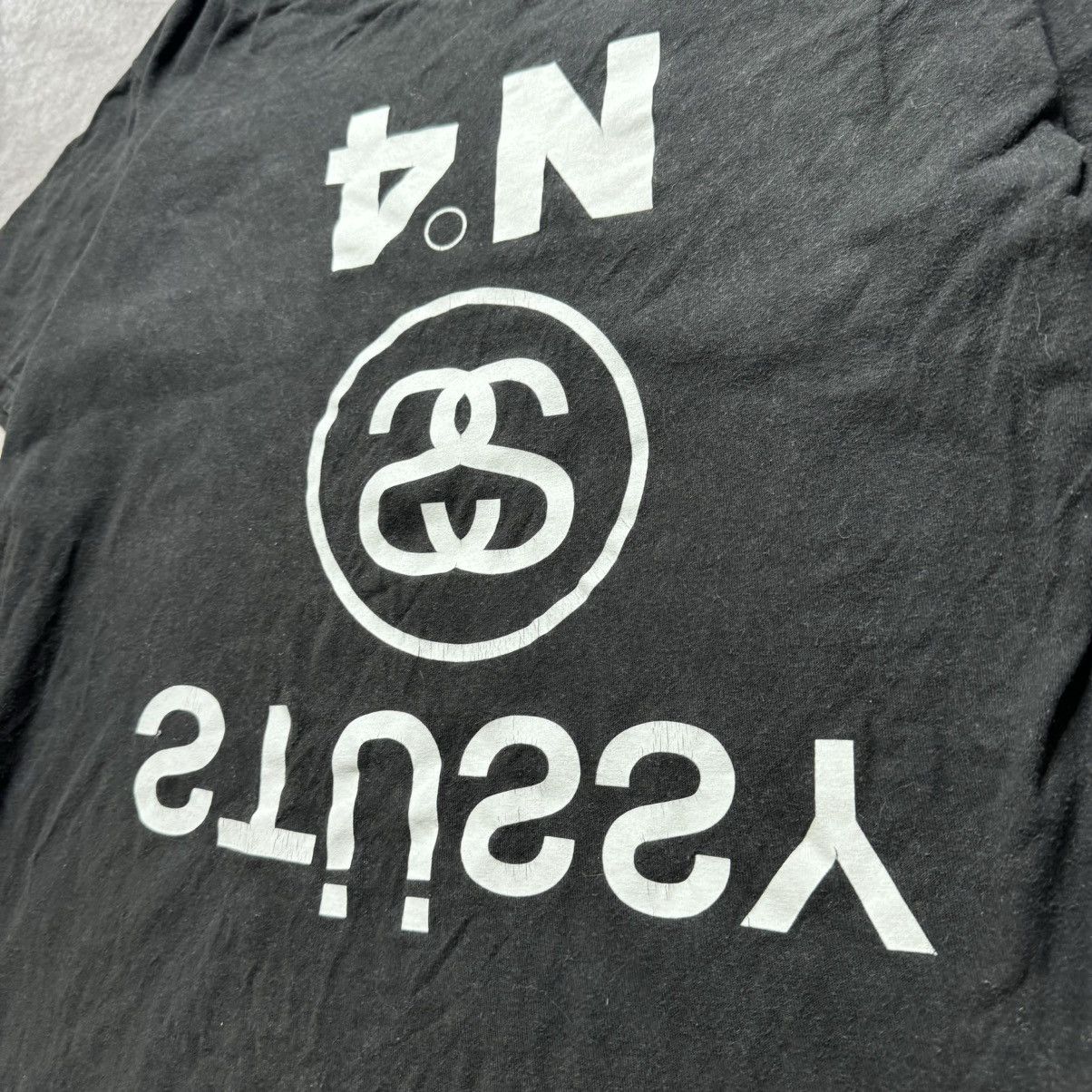 Stussy × Vintage Stussy Reverse N4 Tee Size US M / EU 48-50 / 2 - 2 Thumbnail