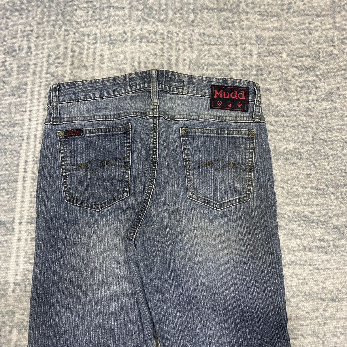 Hysteric Glamour × Japanese Brand × Le Grande Bleu (L.G.B.) Flare☠️ Mudd Japan Washed Jeans 90s Punk Cowboy Size US 28 / EU 44 - 9 Thumbnail