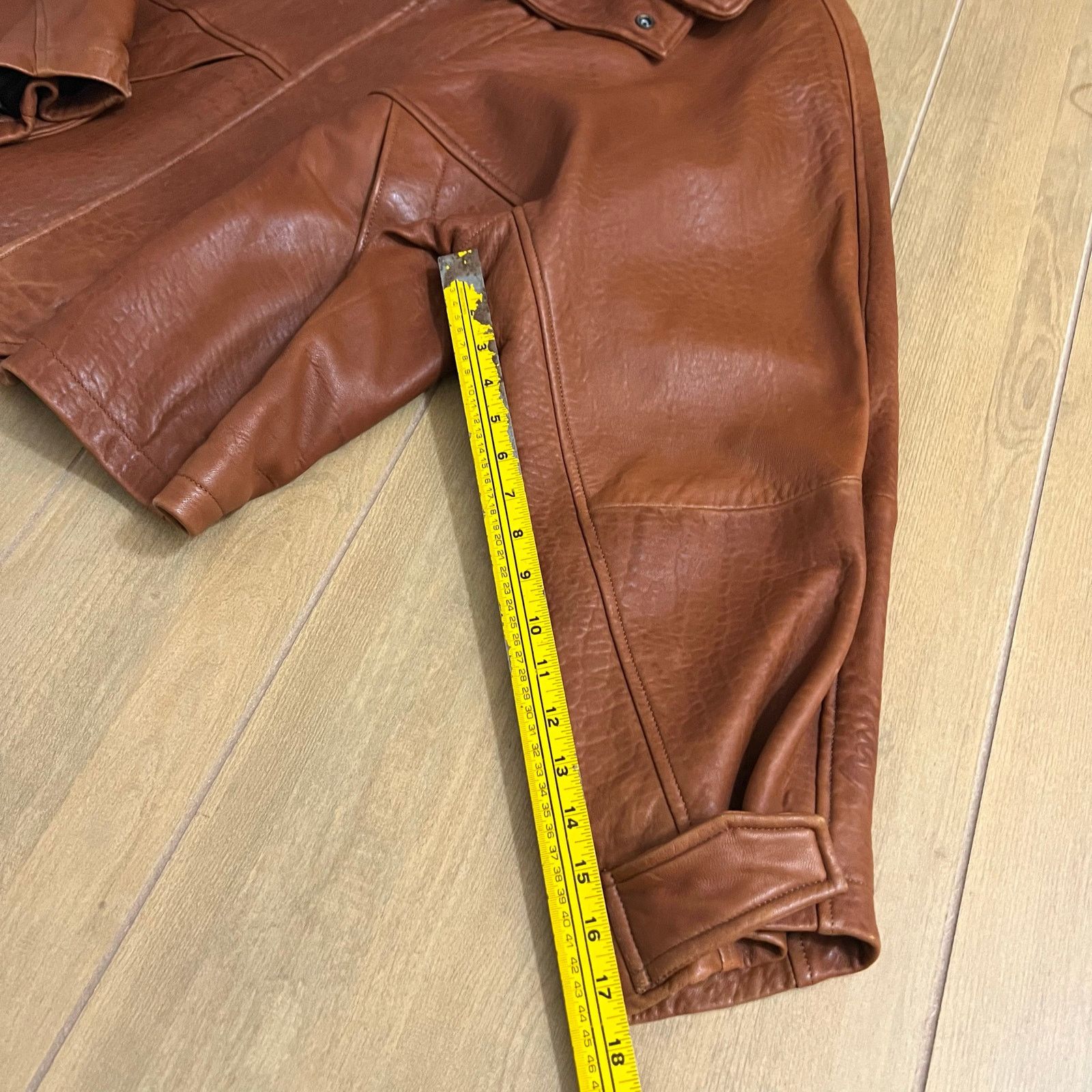 Vintage Michael Lawrence Signature Brown Leather Jacket USA Sz M 90s Size US M / EU 48-50 / 2 - 8 Thumbnail