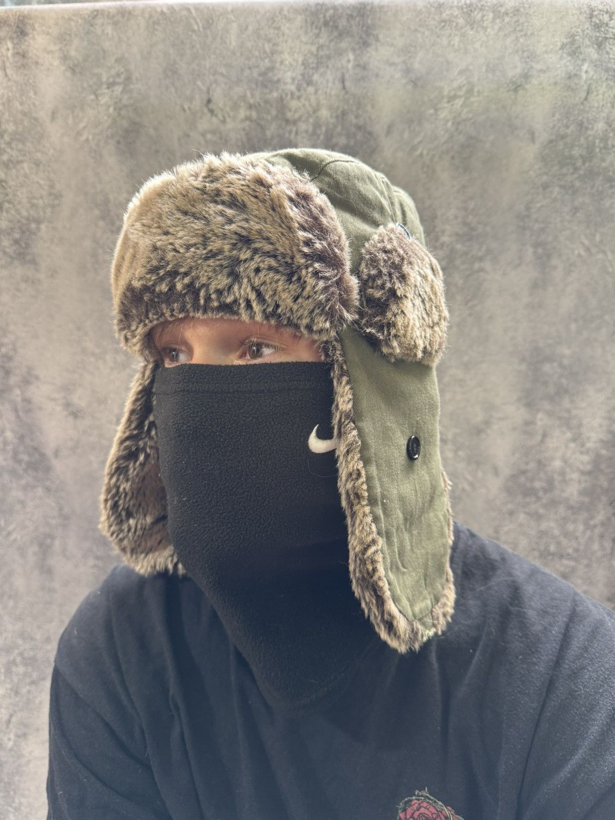 Tyler The Creator × Vintage Ushanka Hat Green Y2K Size ONE SIZE - 2 Thumbnail