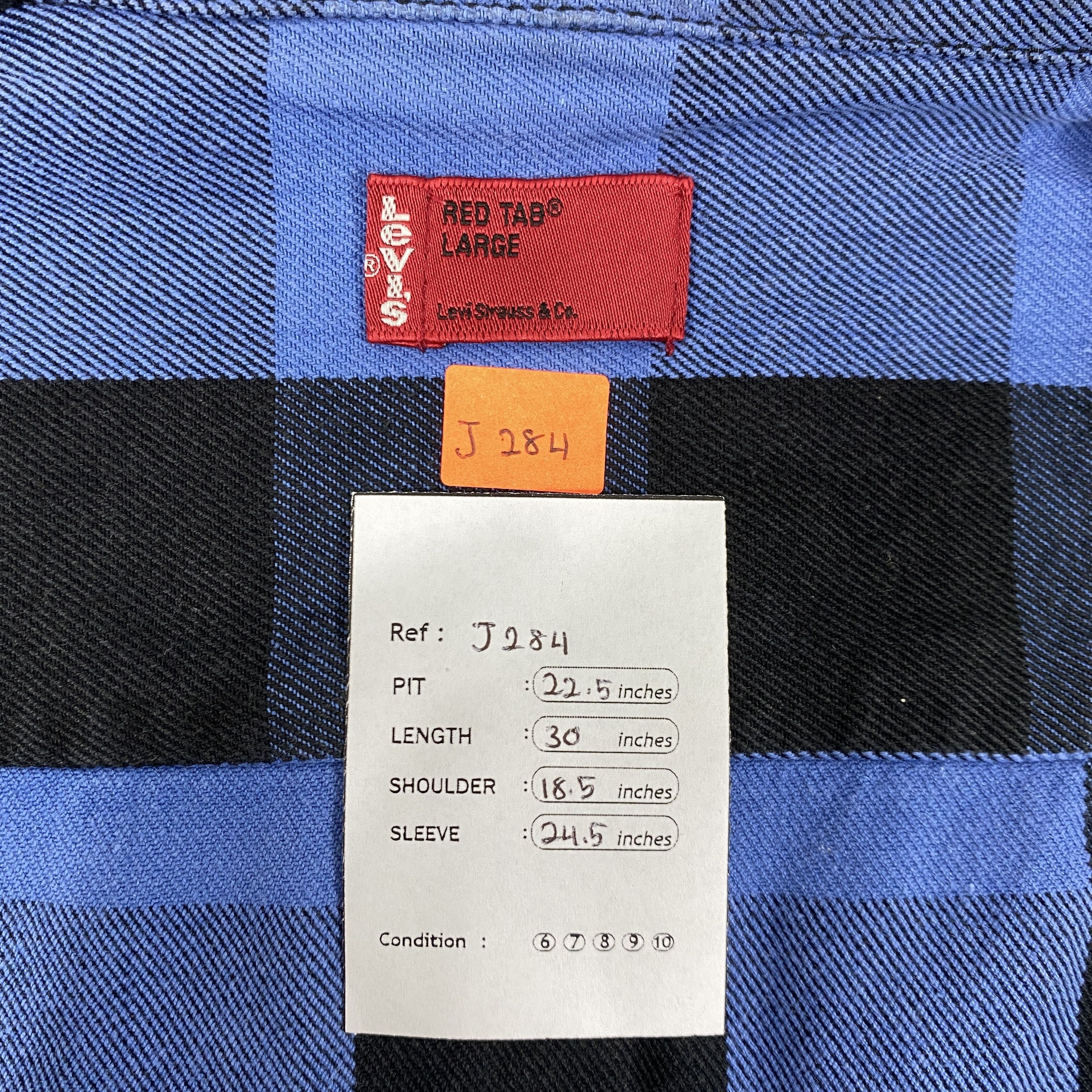 Japanese Brand Vintage Levi's Red Tab Plaid Button Large Shirt -J284 Size US L / EU 52-54 / 3 - 5 Thumbnail