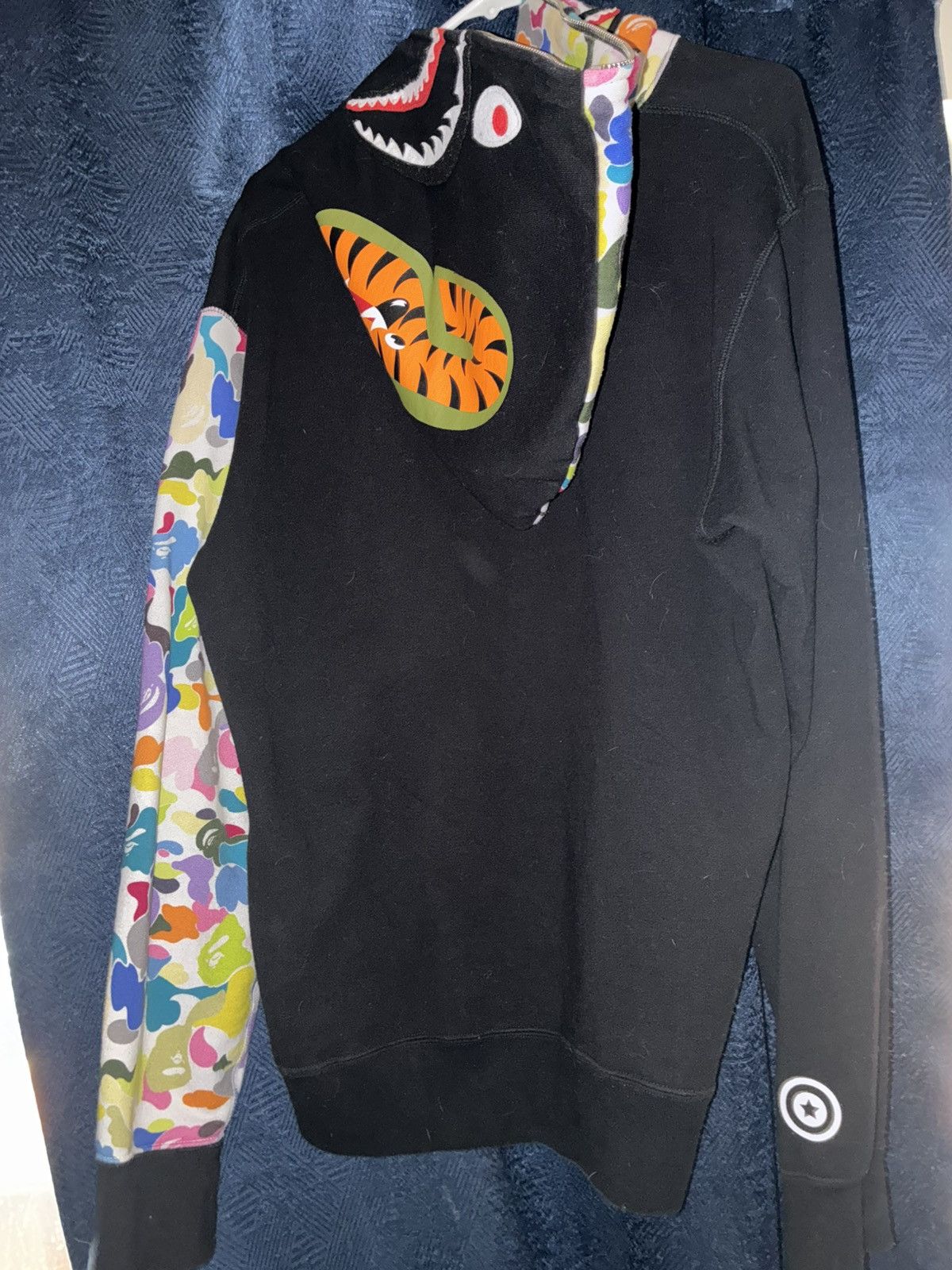 Bape Bape Multi Camo NYC Logo Shark Full Zip Size US L / EU 52-54 / 3 - 2 Thumbnail