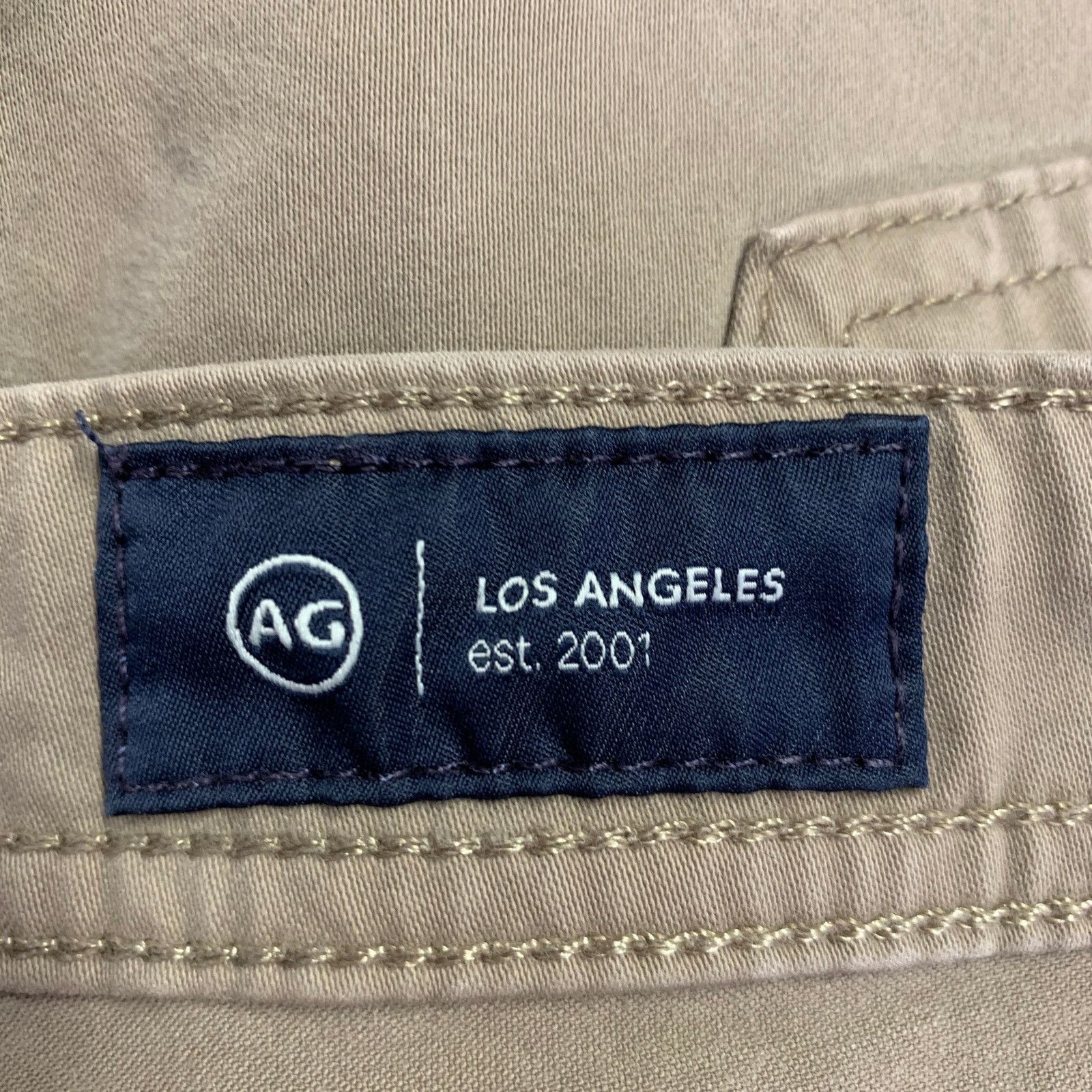 AG Adriano Goldschmied Size 36 Everett Khaki Cotton Blend Jean Cut Casual Pants Size US 36 / EU 52 - 5 Thumbnail