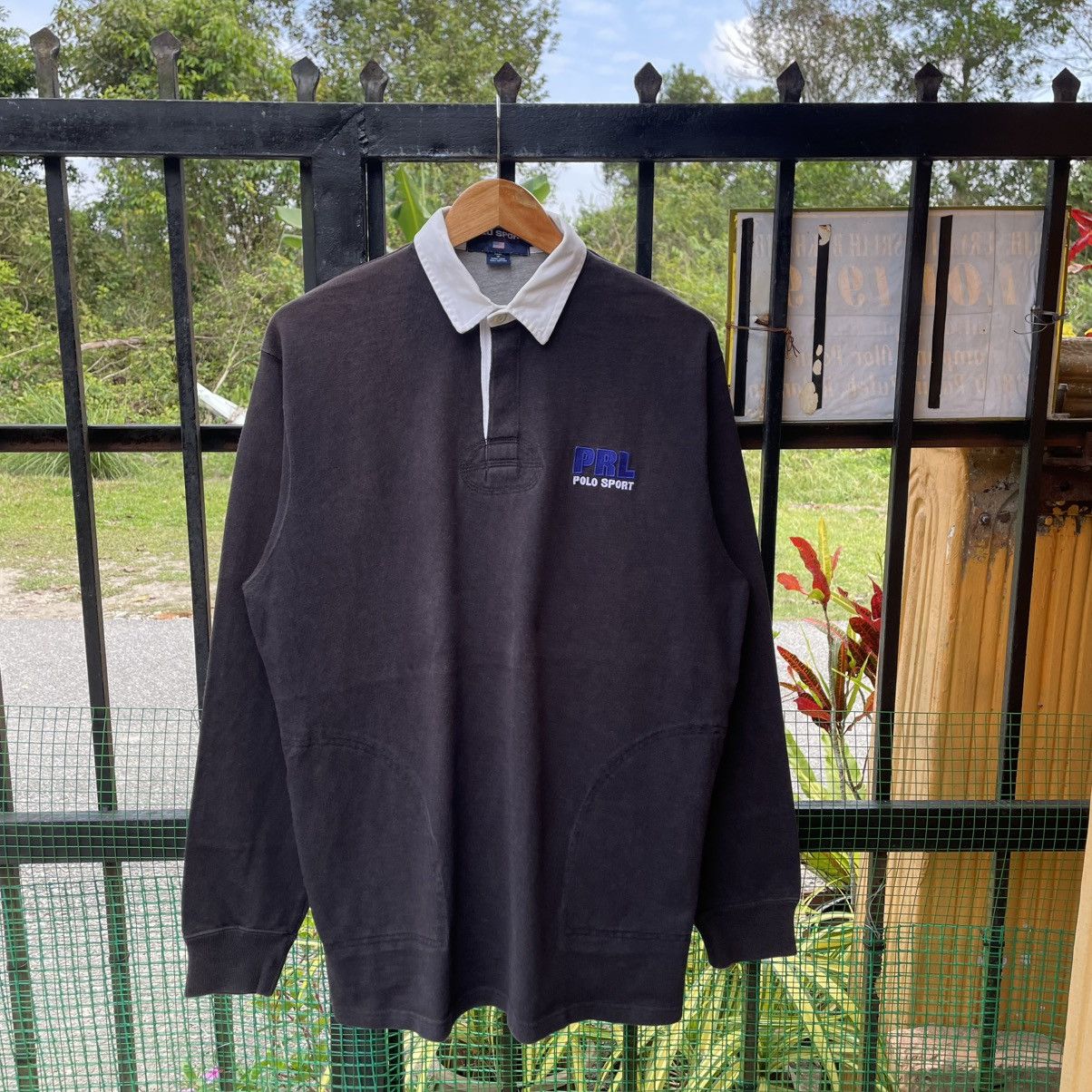 Polo Ralph Lauren 🔥Vintage 90s Polo Sport Ralph Lauren PRL Polos Rugby Shirts Size US M / EU 48-50 / 2 - 1 Thumbnail