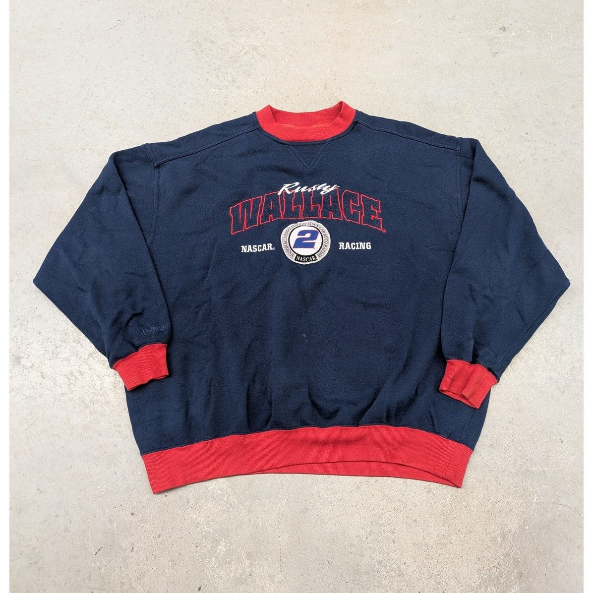 Chase Authentics × NASCAR × Vintage Vintage NASCAR Rusty Wallace Chase Authentics Sweater Size US XXL / EU 58 / 5 - 1 Thumbnail