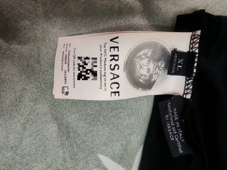 Versace Versace Short-sleeved T-shirt Size US XL / EU 56 / 4 - 4 Thumbnail