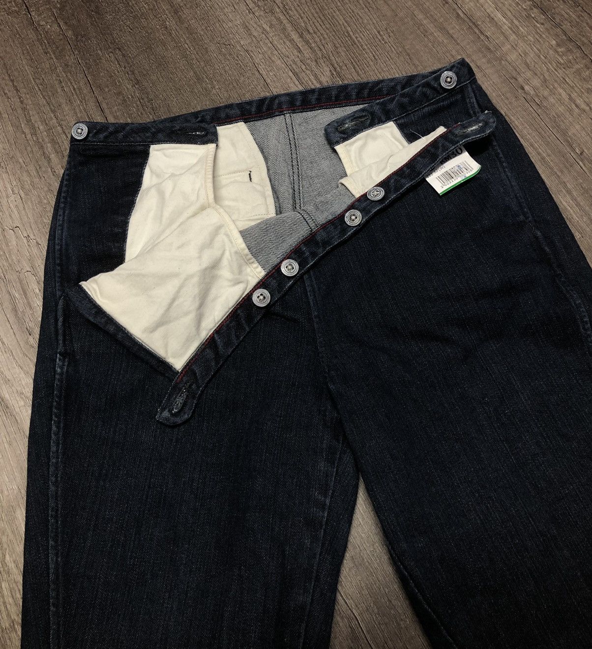 45rpm × Japanese Brand × Kapital Vintage 45rpm Denim Pants Rare Design Size 28" / US 6 / IT 42 - 4 Thumbnail