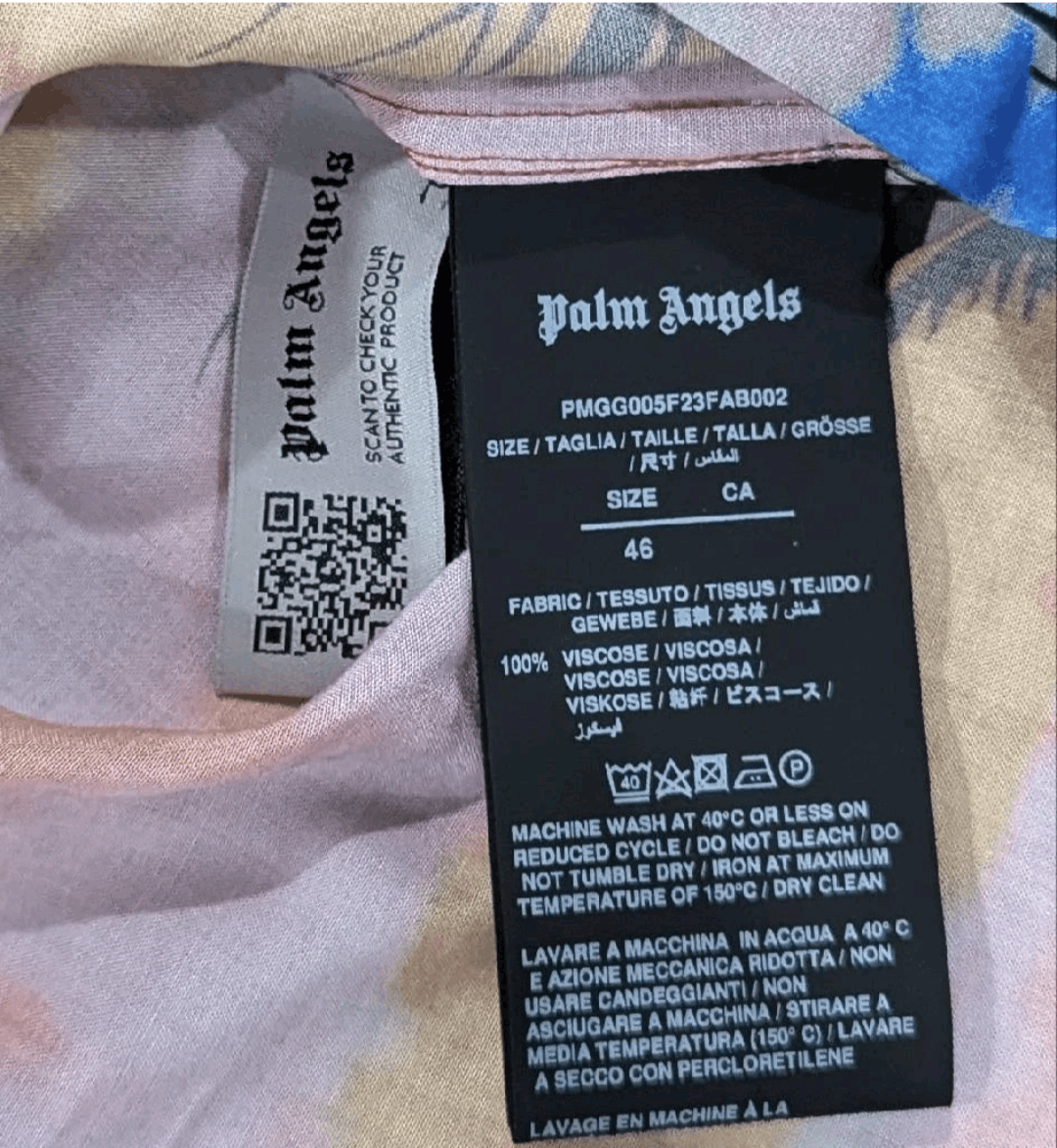 Palm Angels PALM ANGELS Psychedelic Palms Camp Shirt 46 US Small Size US S / EU 44-46 / 1 - 5 Thumbnail