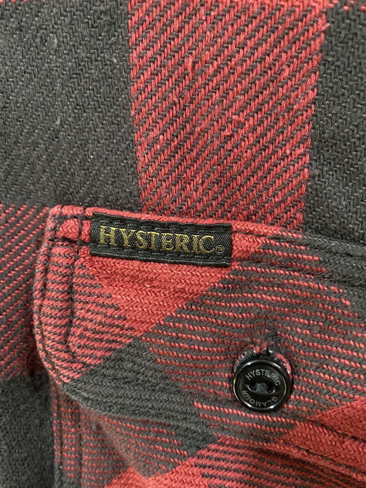 Hysteric Glamour 1990s 🔥 Checked Chain stitch flannel Size US M / EU 48-50 / 2 - 14 Thumbnail