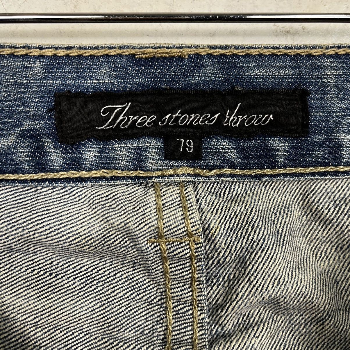 Japanese Brand Vintage Three Stone Throw Distressed Bush Pants Size 30" / US 8 / IT 44 - 18 Thumbnail