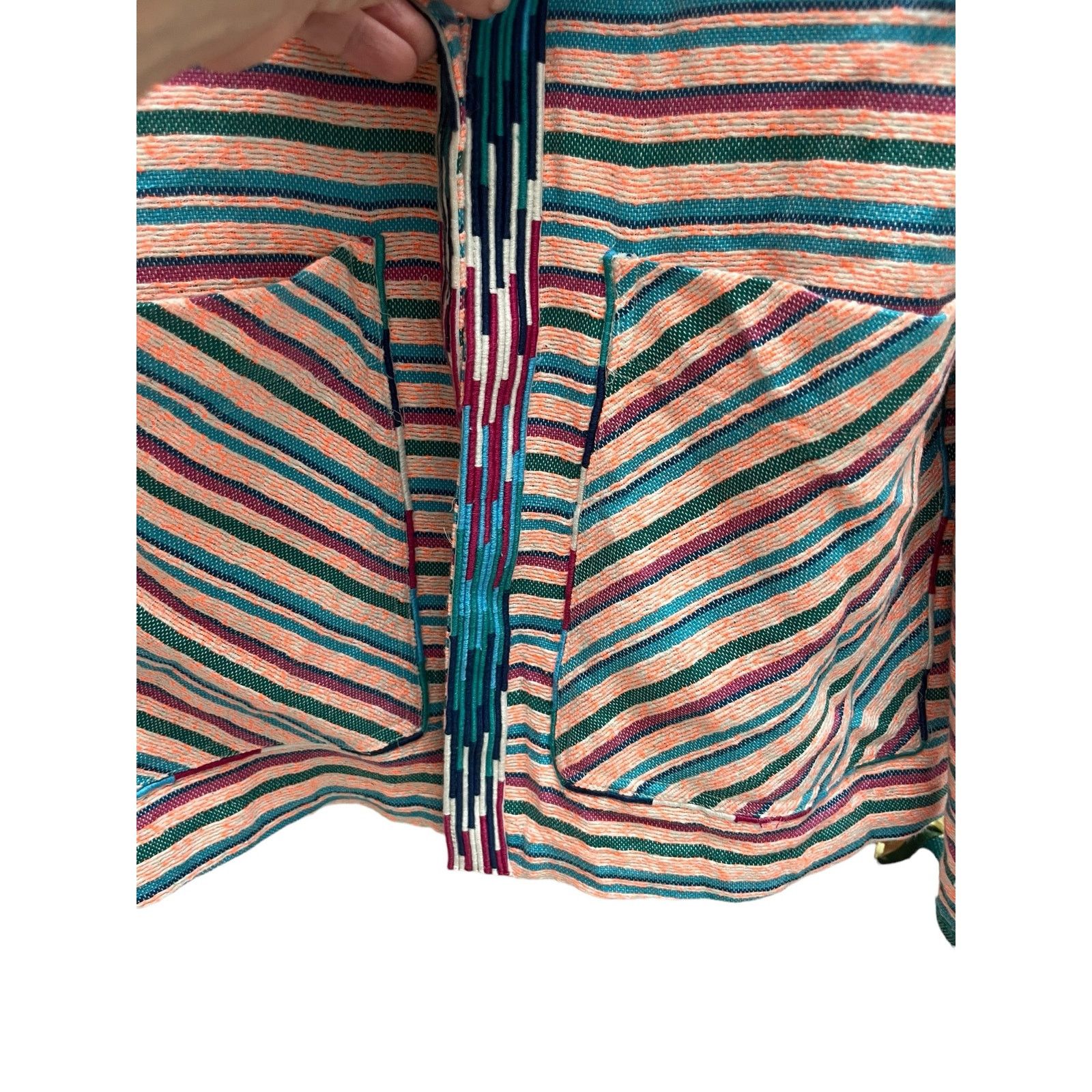 Zara Zara Striped Button Down Overshirt Jacket Women’s Small Size S / US 4 / IT 40 - 2 Thumbnail