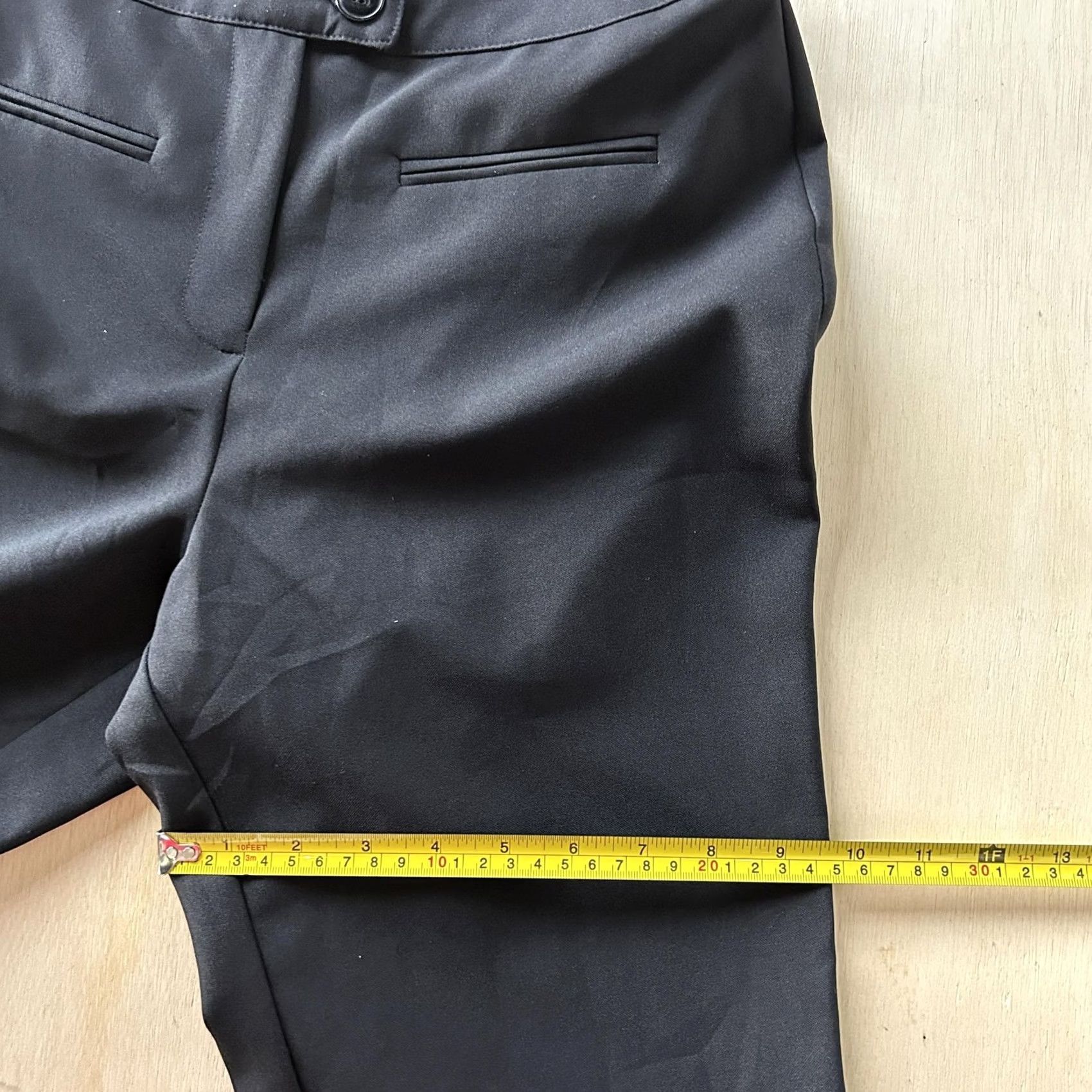 Vintage VINTAGE Dress Pants Womens 7 Black Bootcut Flat Front Pockets Work Office Career Womens Mens? Size 28" / US 6 / IT 42 - 6 Thumbnail