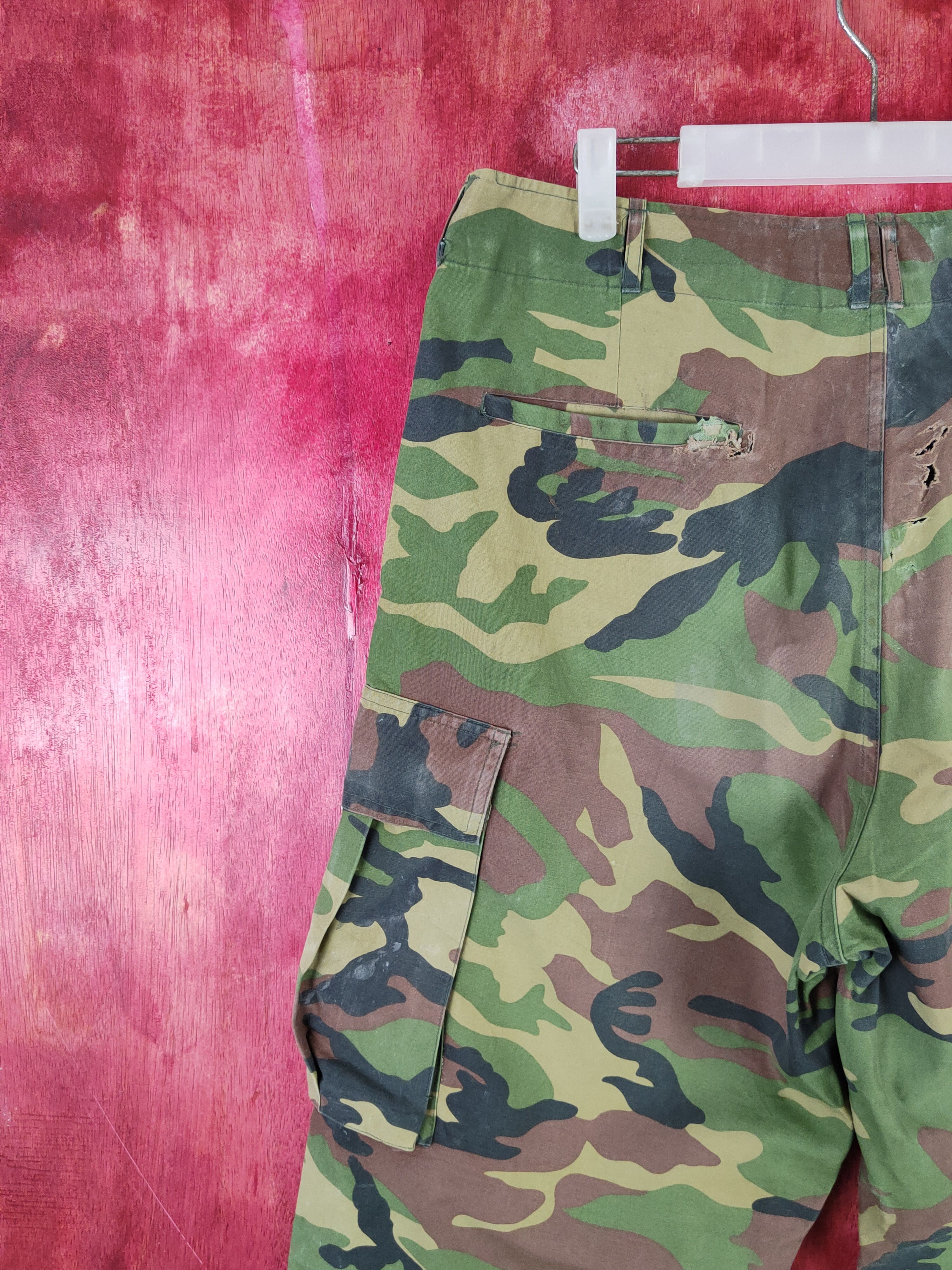 Japanese Brand DL vintage military Camo Tactical Cargo Pants #S1840 Size US 34 / EU 50 - 10 Thumbnail