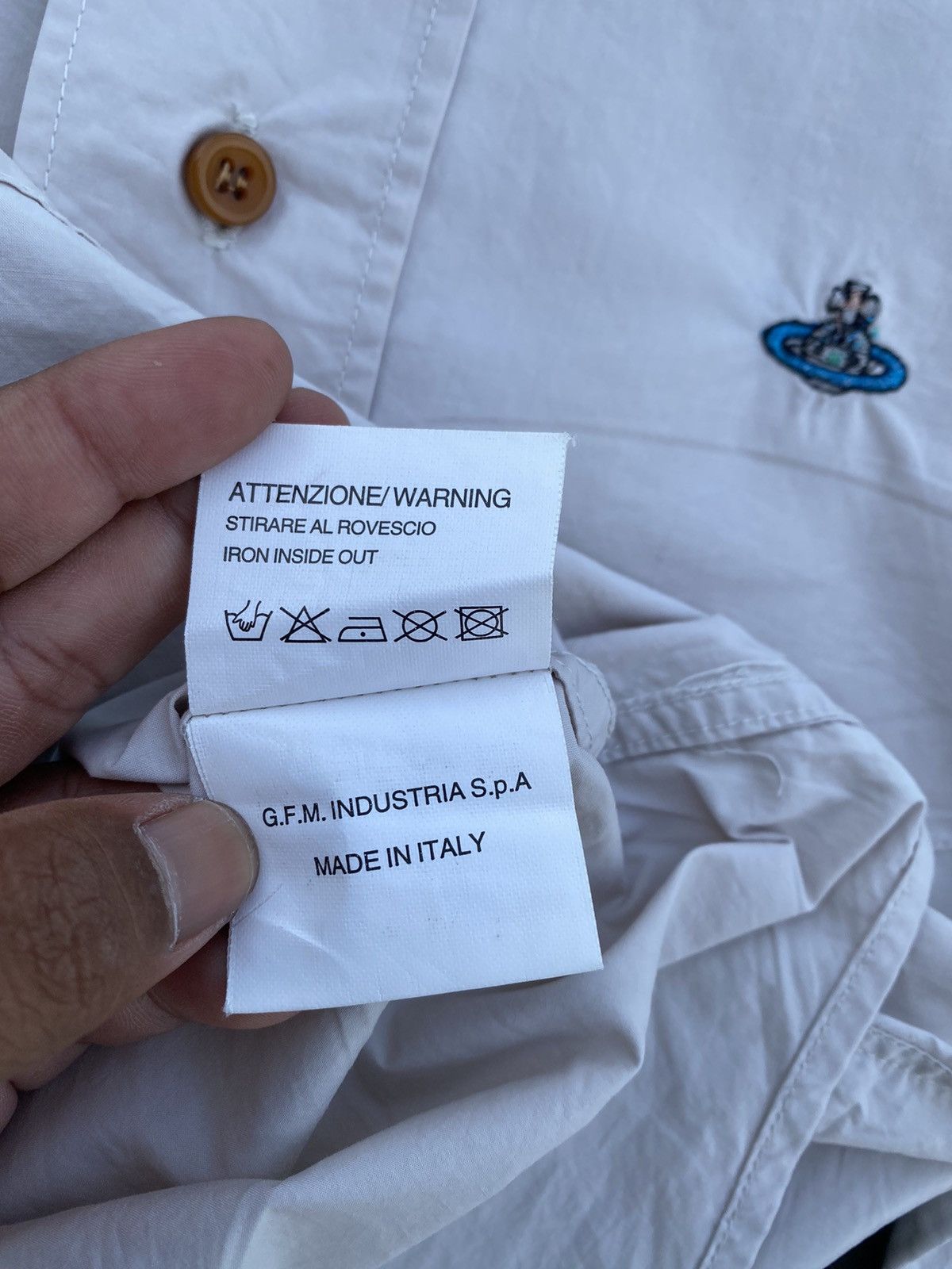 Vivienne Westwood Vintage Vivienne Westwood Small Logo Button Ups Shirt Size US S / EU 44-46 / 1 - 15 Thumbnail
