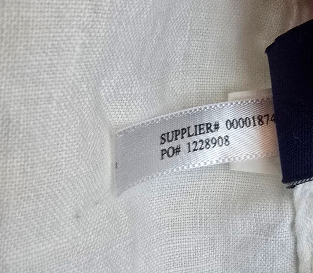 Chaps Women's Chaps White Linen Button Down Shirt L Size L / US 10 / IT 46 - 10 Thumbnail