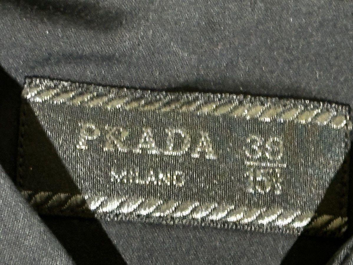Prada Prada Total Black Shirt Luxury Elegant Old Money Size M Size US S / EU 44-46 / 1 - 3 Thumbnail
