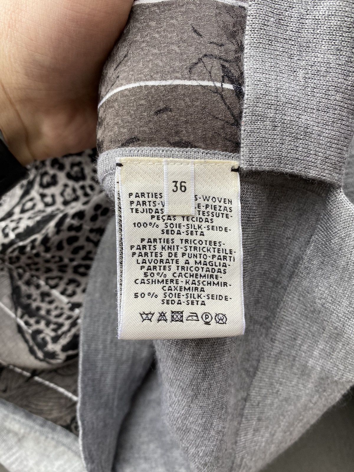 Hermes Hermes Authentic jungle love silk cashmere sweater size 36 Size XS / US 0-2 / IT 36-38 - 6 Thumbnail