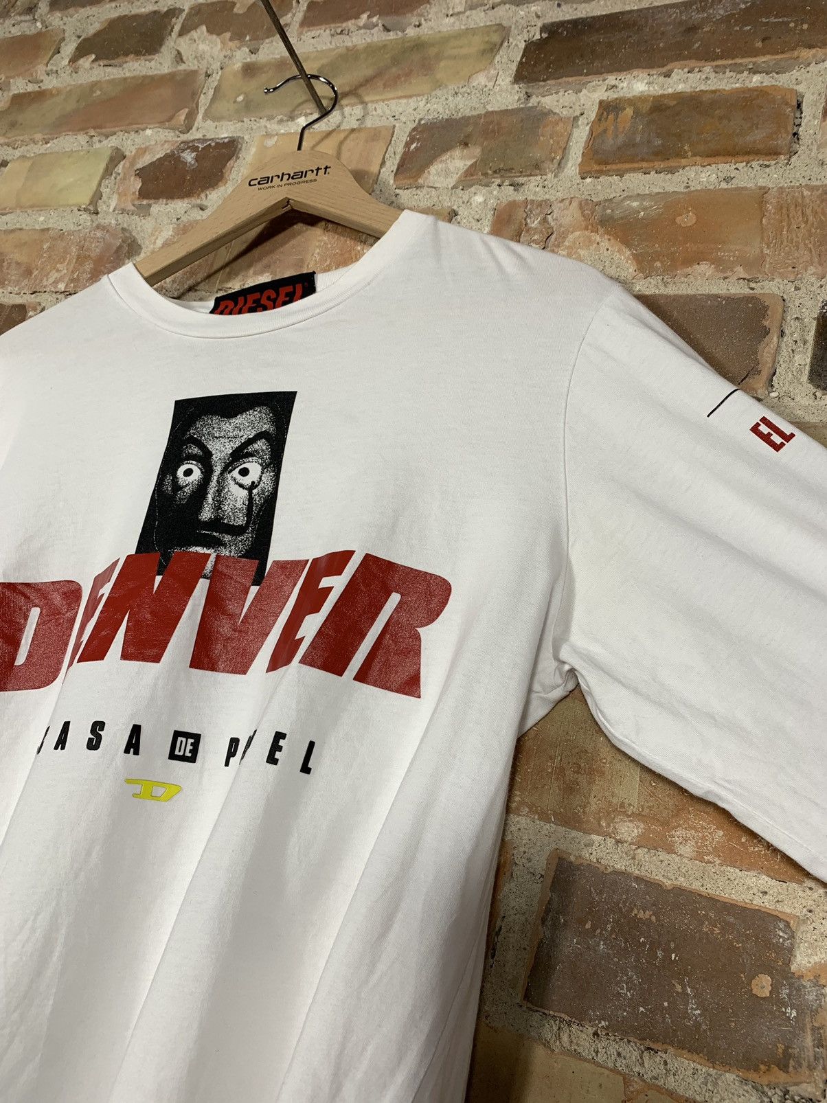 Diesel × Vintage Diesel La casa de papel avant garde longsleeve t shirt tee Size US L / EU 52-54 / 3 - 7 Thumbnail