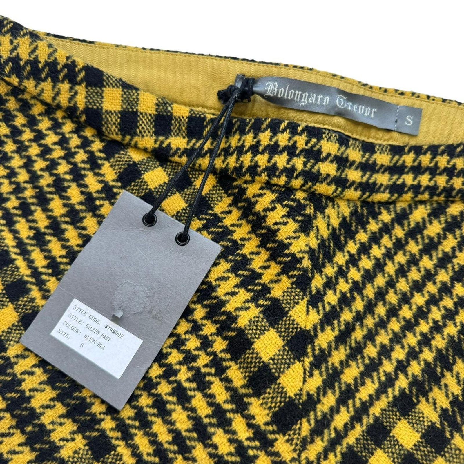 Bolongaro Trevor Bolongaro Trevor Houndstooth Slim Trousers Size Small (UK 8) Size 27" / US 4 / IT 40 - 3 Thumbnail