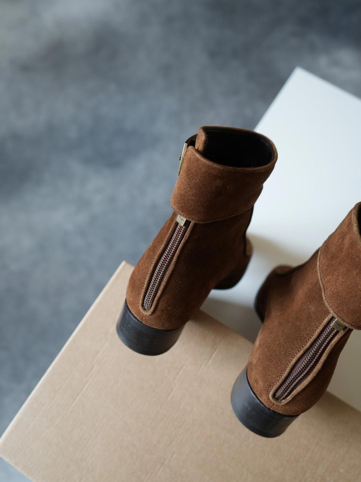 Saint Laurent Paris Saint Laurent Ancle Suede Buckle Boots WOMEN US6.5 Size US 6.5 / IT 36.5 - 11 Thumbnail