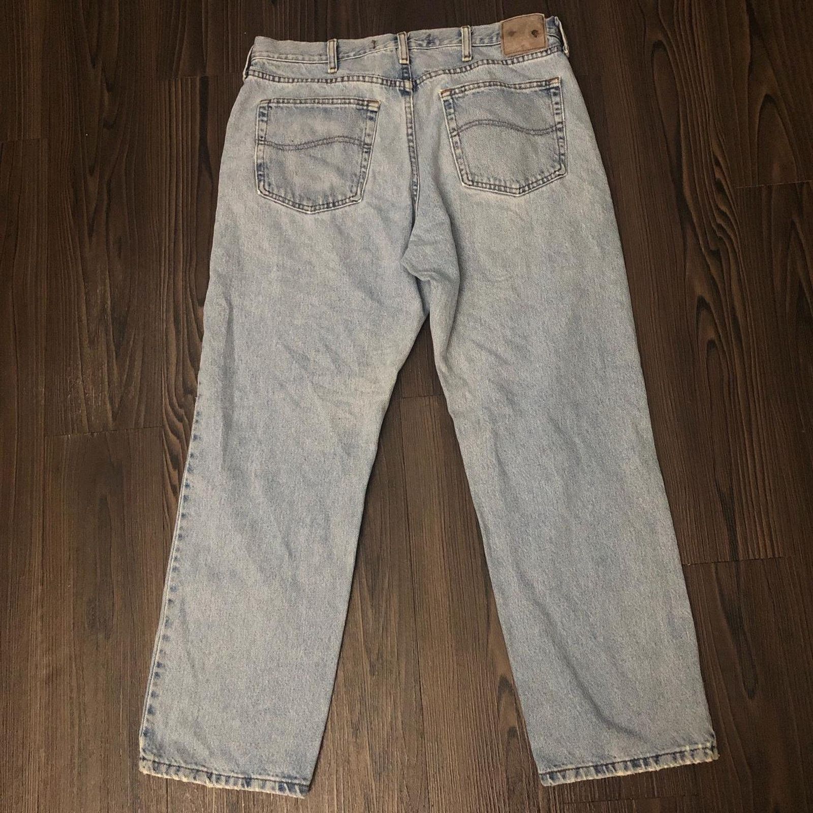 Lee Men’s Distressed Lee Denim Jeans | 36x29 Size US 36 / EU 52 - 3 Thumbnail