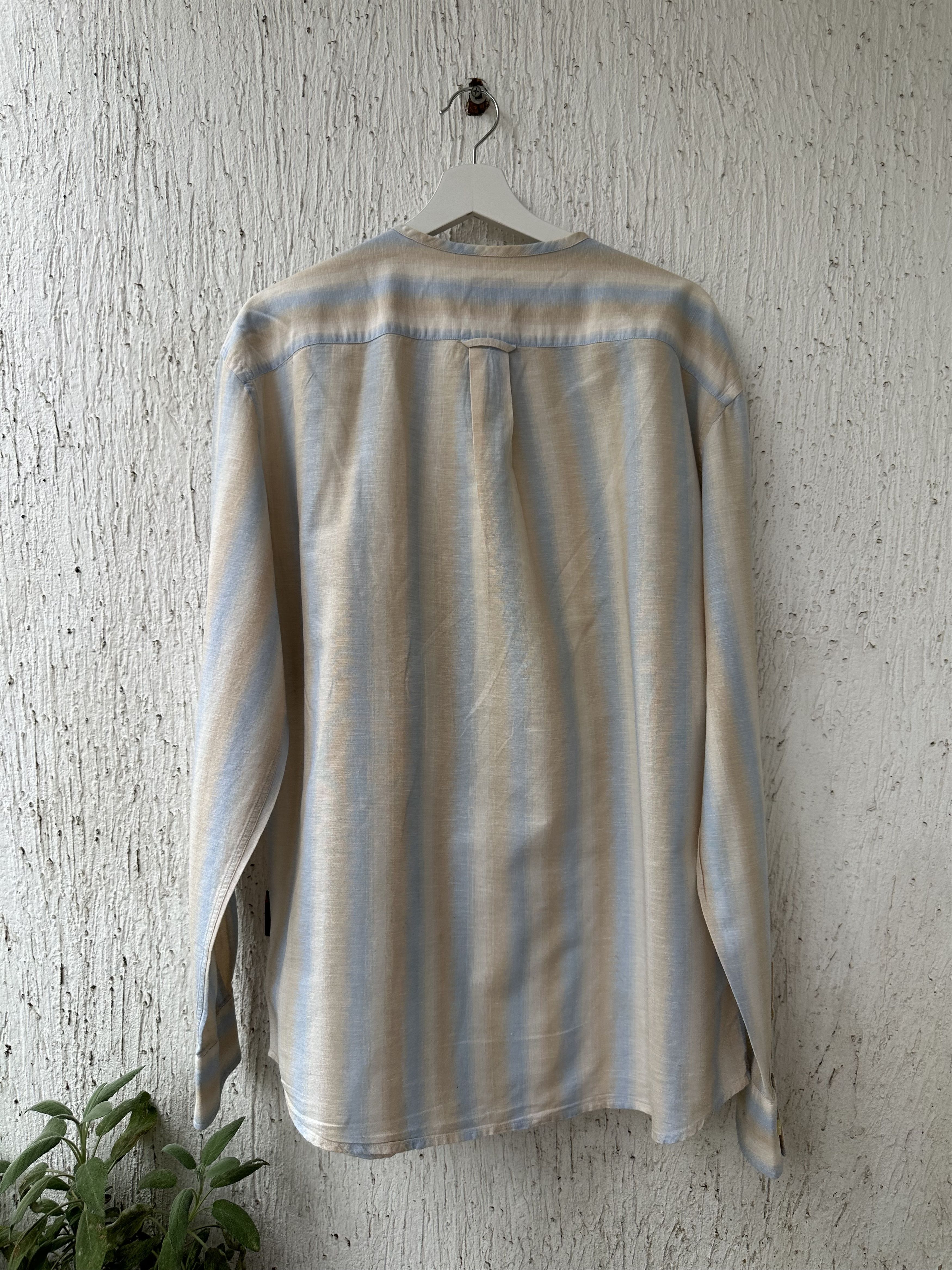 Dolce & Gabbana striped half button shirt Size US M / EU 48-50 / 2 - 3 Thumbnail