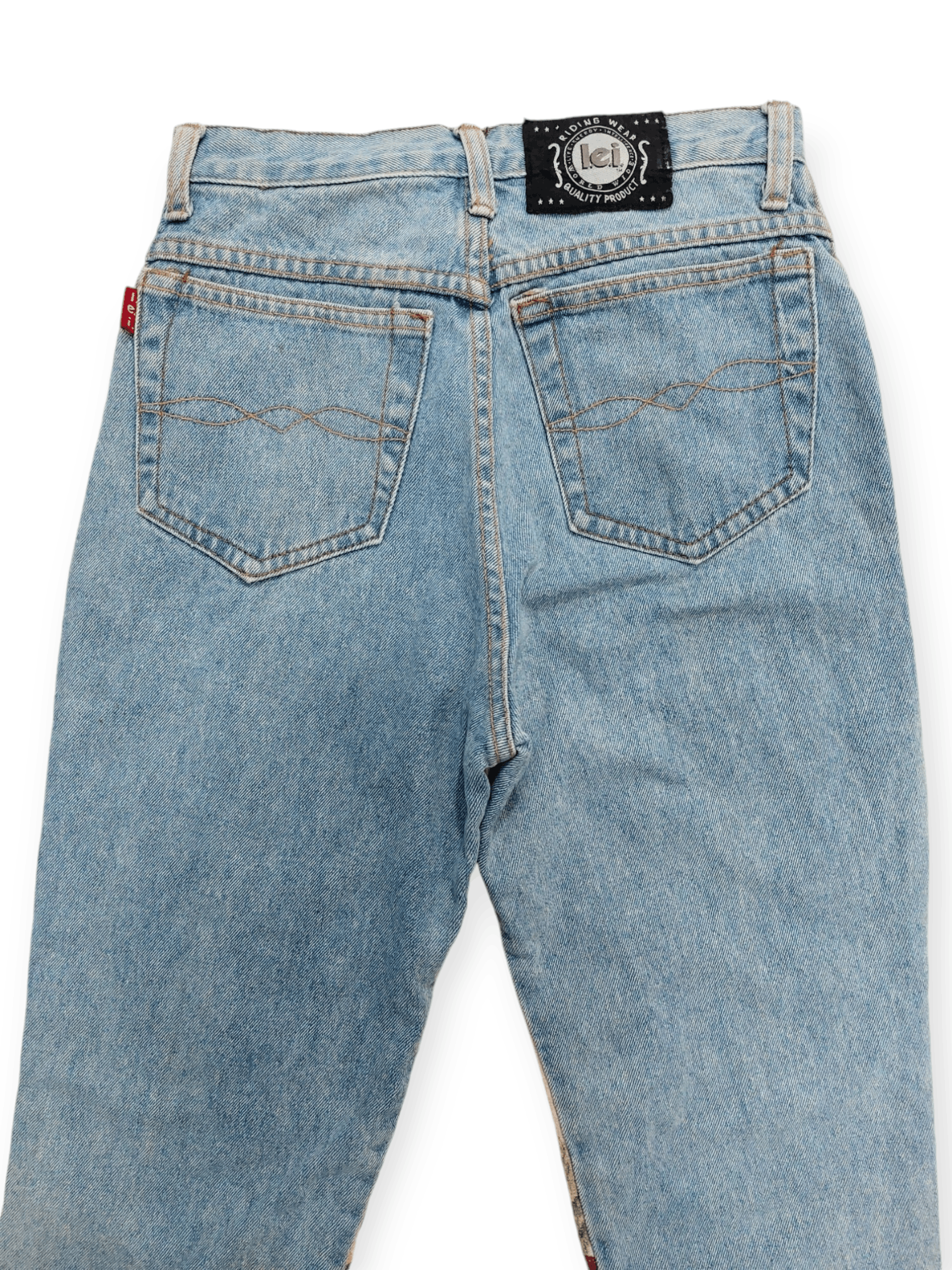 L.E.I. L.E.I Beauty Flower Painted Jeans Size 25" / US 0 / IT 36 - 16 Thumbnail