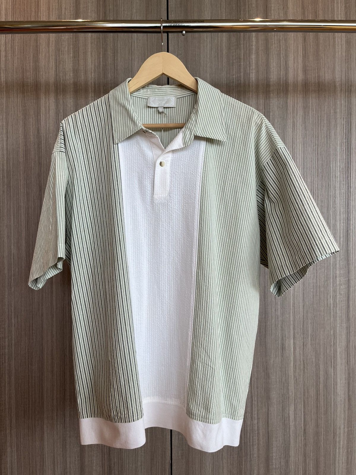 Kith Kith Harway Tranquility Green White SS Polo Size US L / EU 52-54 / 3 - 1 Thumbnail