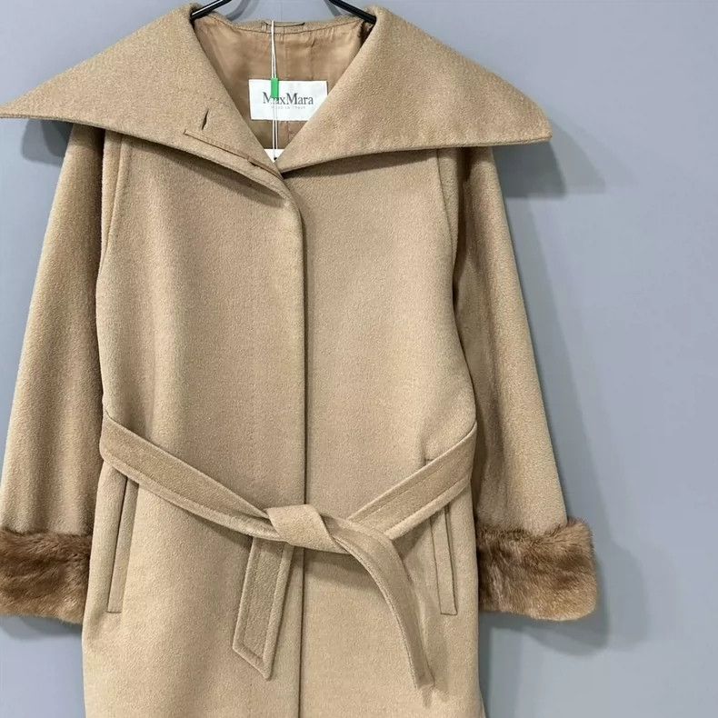 Max Mara Max Mara Pure camel hair coat Size L / US 10 / IT 46 - 2 Thumbnail