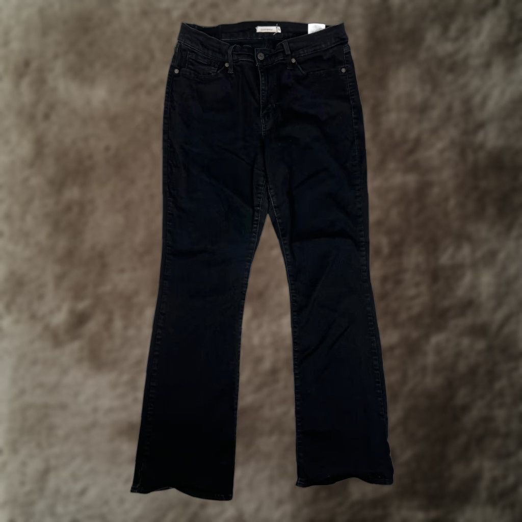 Levi's Levis 517 Jeans Men Bootcut Denim Black 14 Regular Stretch Pockets Zip Fasten Womens? Size 36" / US 14 / IT 50 - 1 Thumbnail