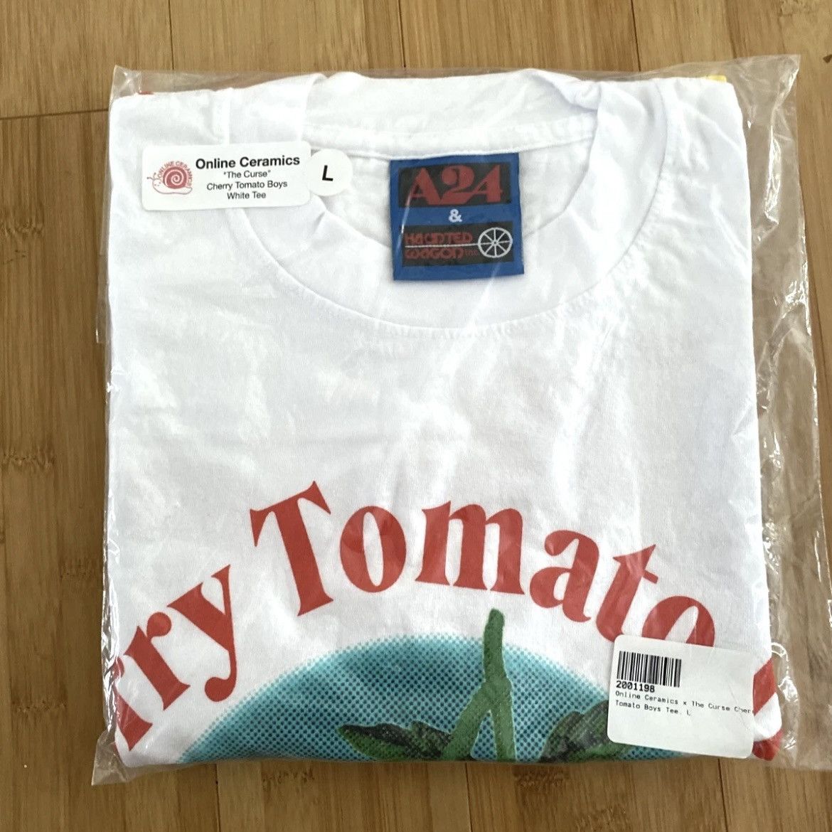 A24 × Online Ceramics Online Ceramics A24 The Curse Cherry Tomato Boys Tee t shirt Size US L / EU 52-54 / 3 - 1 Thumbnail