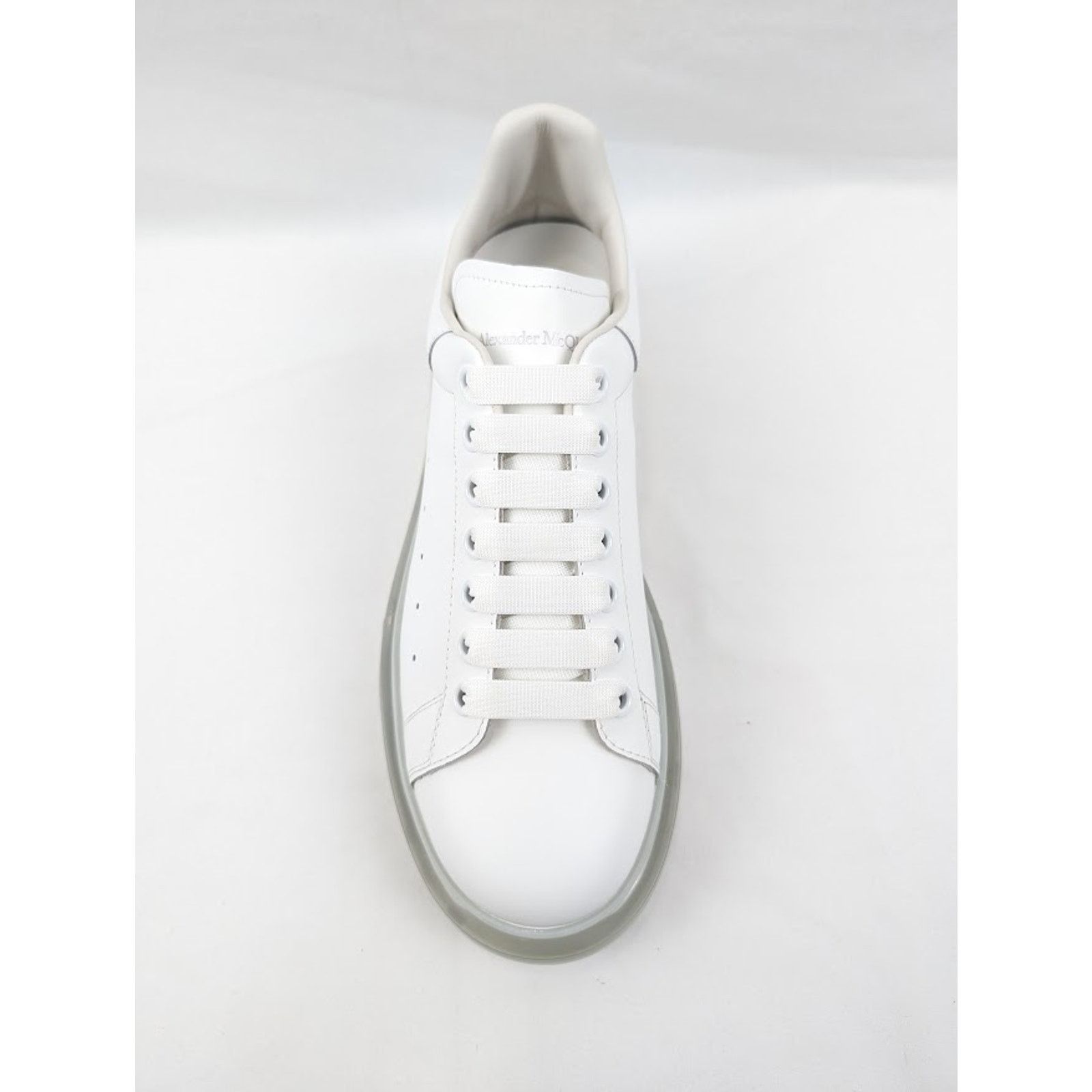 Alexander McQueen o1rshd1 Larry Transparent Sole Rubber Sneaker in White Size US 11 / EU 44 - 5 Thumbnail