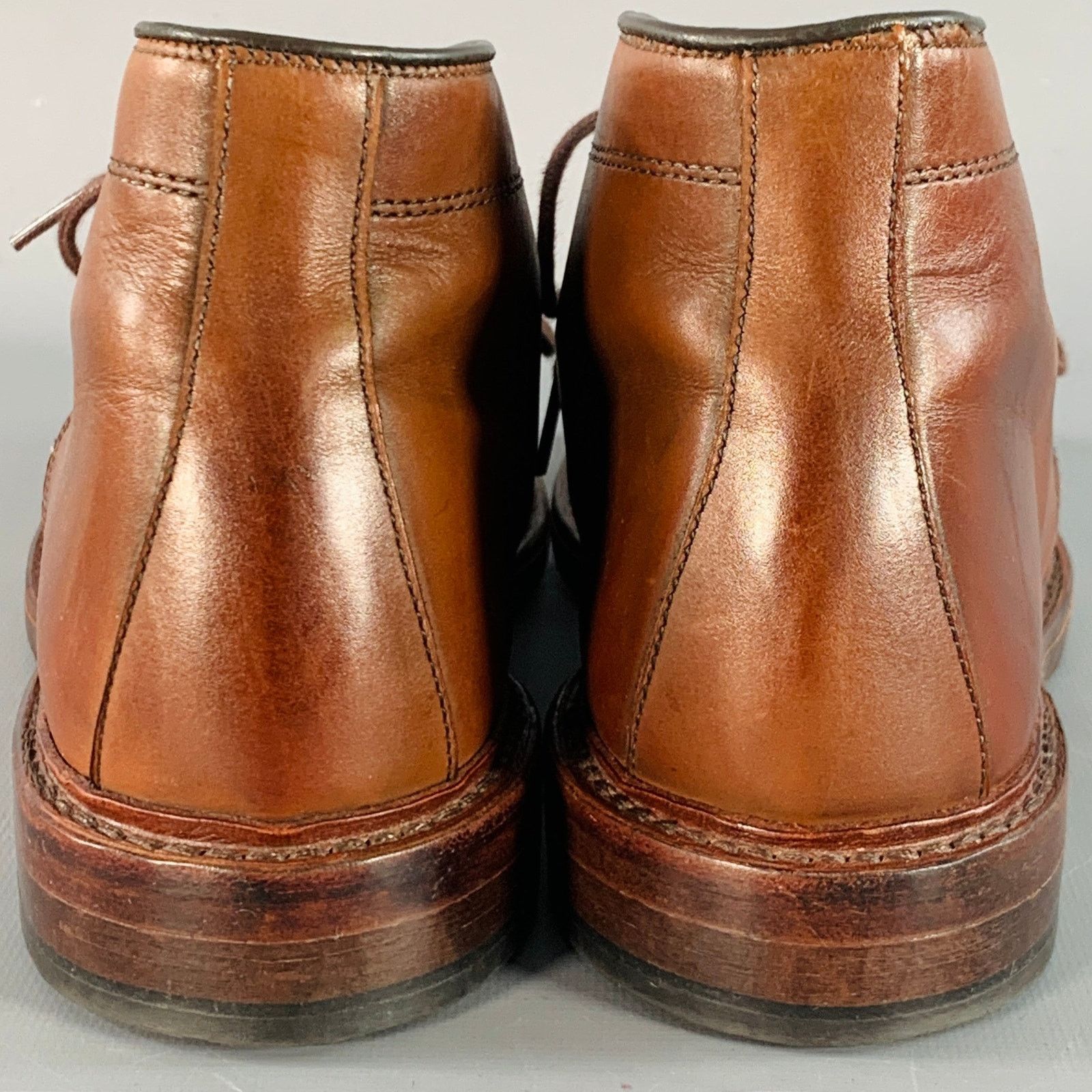 Allen Edmonds ALLEN EDMONDS Size 7 Dundee Brown Leather Chukka Ankle Boots Size US 7 / EU 40 - 3 Thumbnail