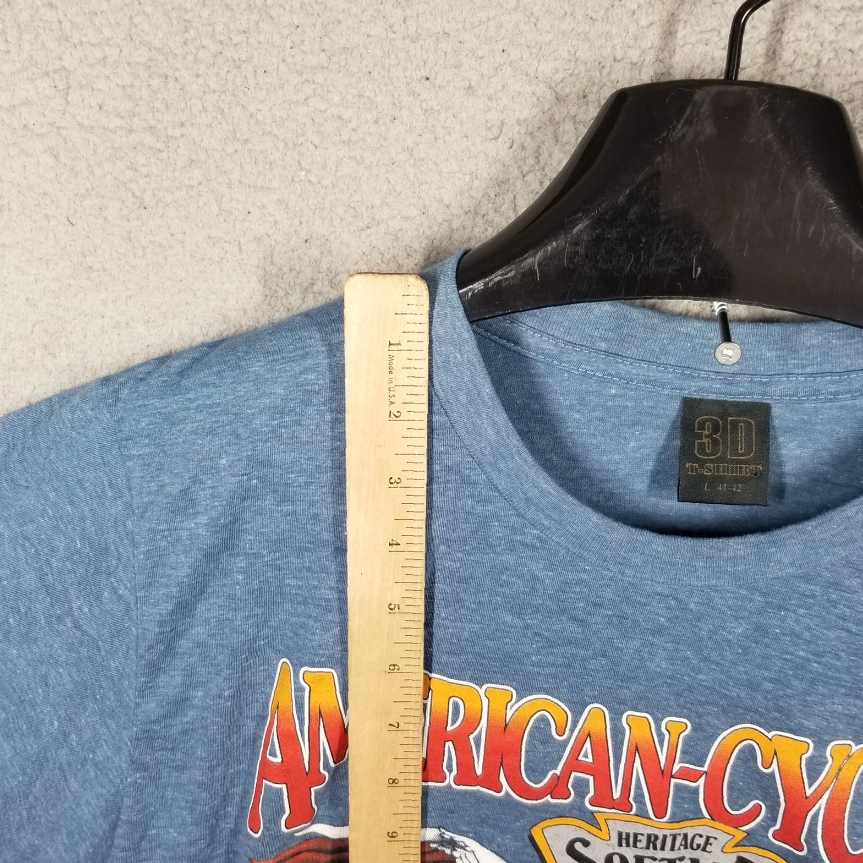 Vintage Vintage American Cycle Heritage Softail Shirt Mens Large Motorcycle Eagle 90s Size US L / EU 52-54 / 3 - 6 Thumbnail