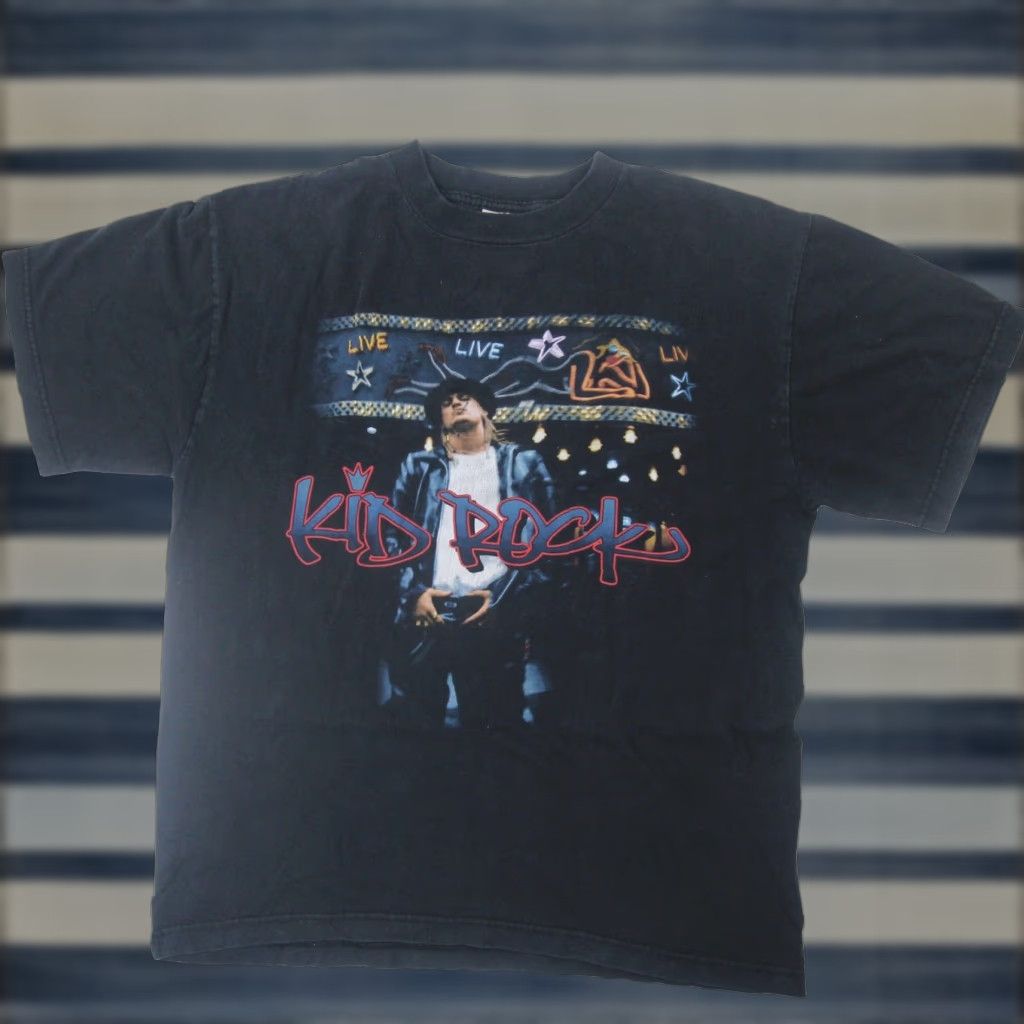 Vintage VINTAGE Kid Rock Tour Shirt Winterland Black Mens Large L Shirt Boys? Size US L / EU 52-54 / 3 - 1 Thumbnail
