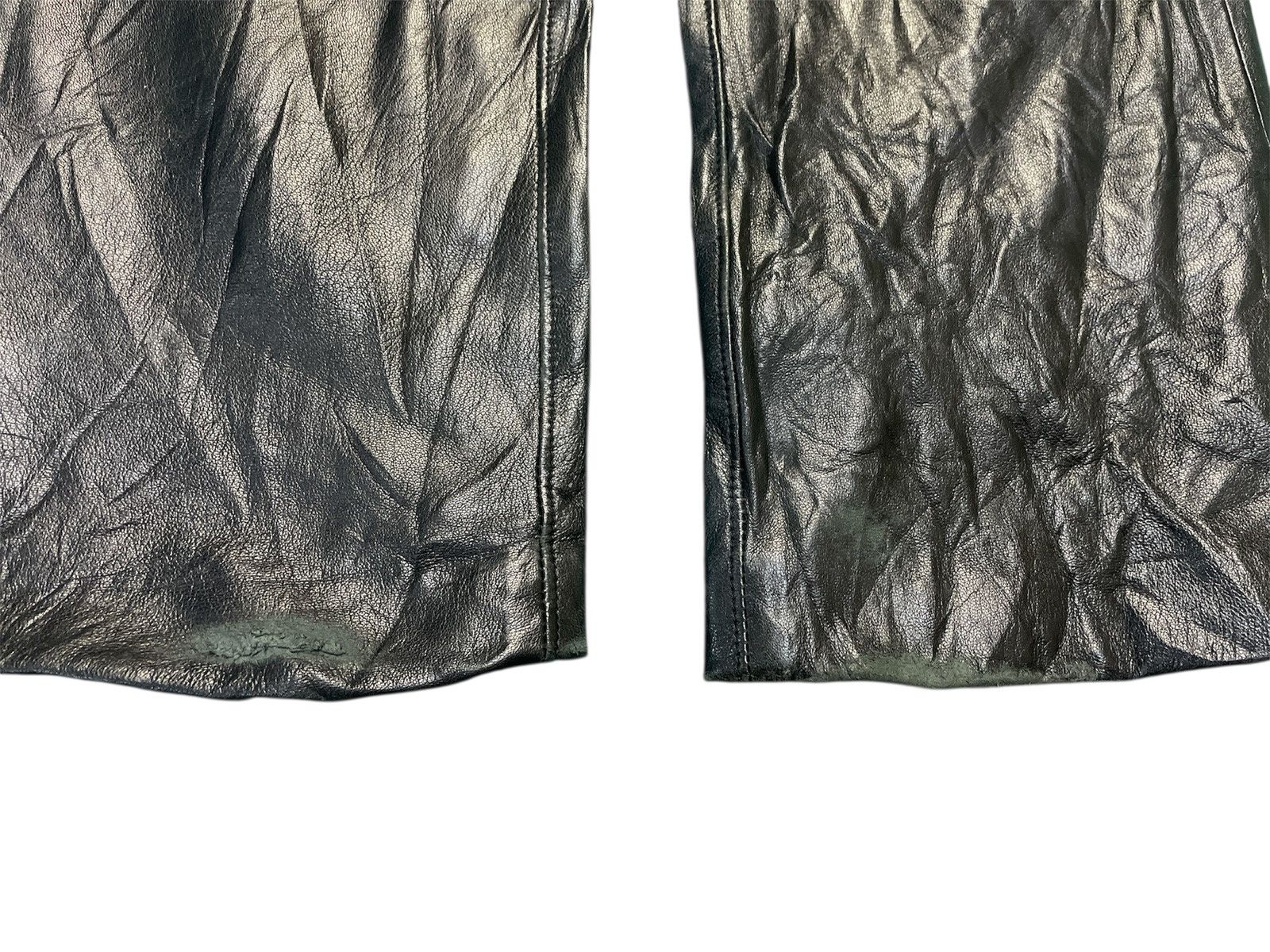 Versace Vintage Gianni Versace Leather Pants Size US 29 - 3 Thumbnail