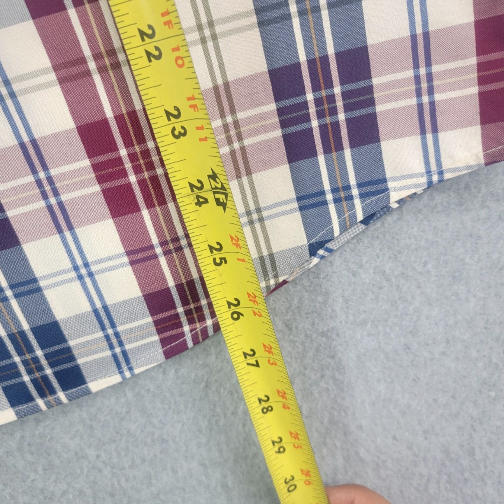Orvis Orvis Shirt womens Size 10 Long Sleeve Wrinkle Free Cotton Tartan Plaid Button Size L / US 10 / IT 46 - 7 Thumbnail