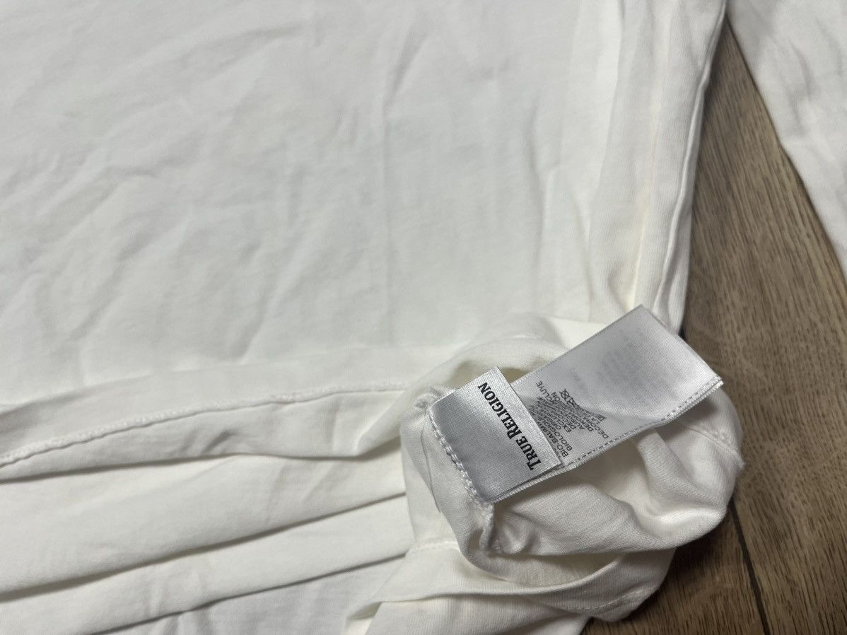 True Religion × Vintage True Religion White Long Sleeve T shirt Size US XL / EU 56 / 4 - 10 Thumbnail