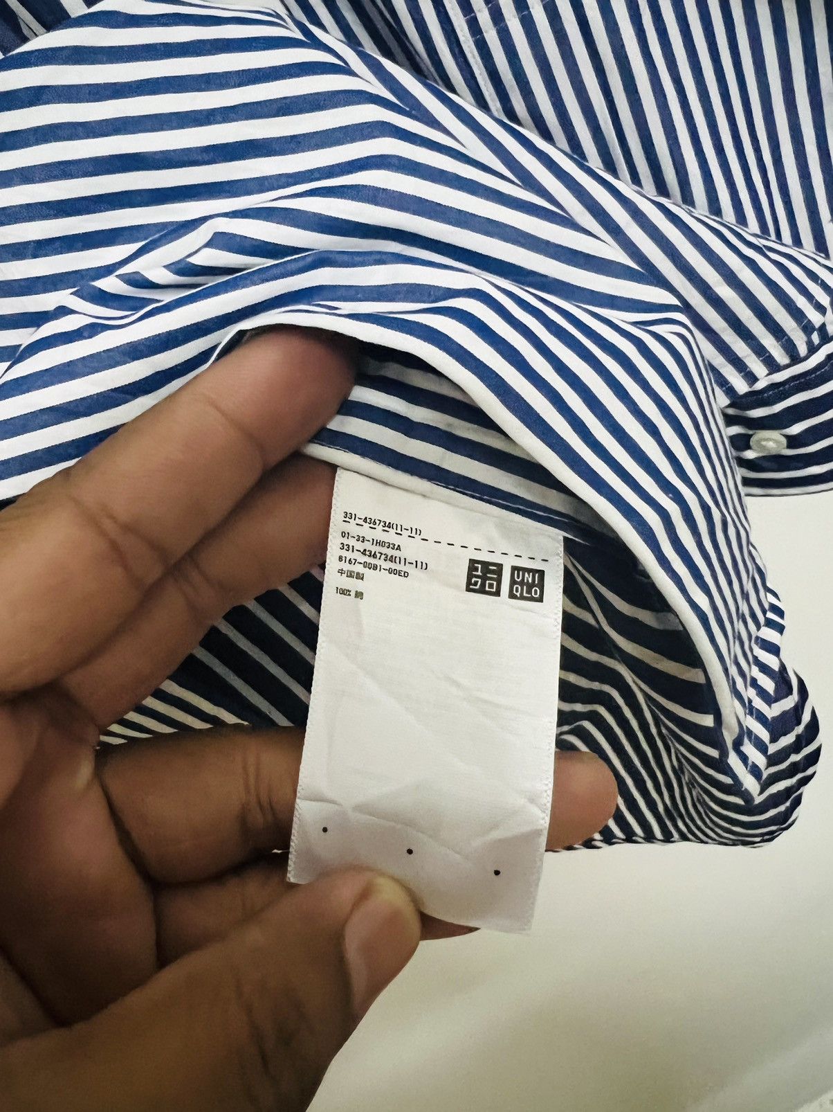 Jil Sander × Uniqlo Jil Sander X Ut +J Oversized Striped Shirt Size US L / EU 52-54 / 3 - 7 Thumbnail