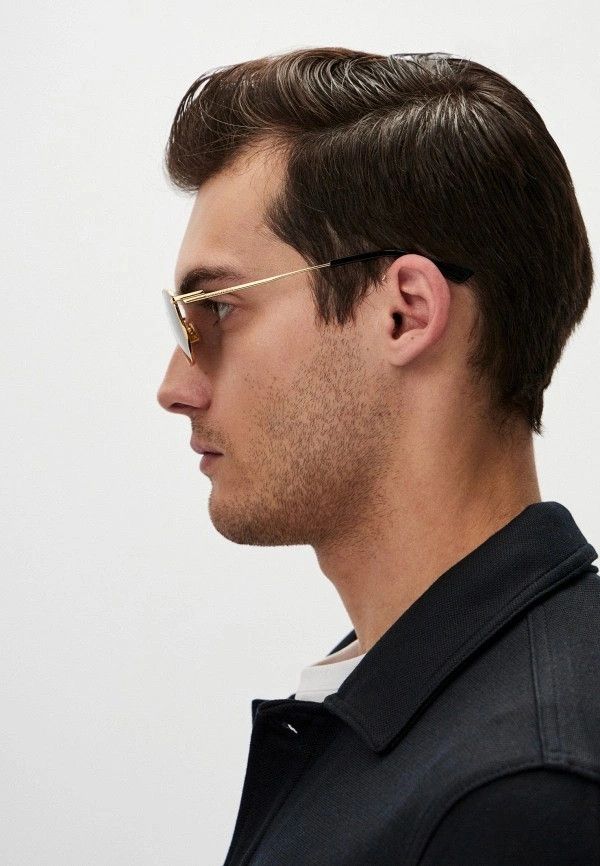 Bottega Veneta NEW Bottega Veneta BV1301S 001 Panthos Unisex Sunglasses Size ONE SIZE - 4 Thumbnail
