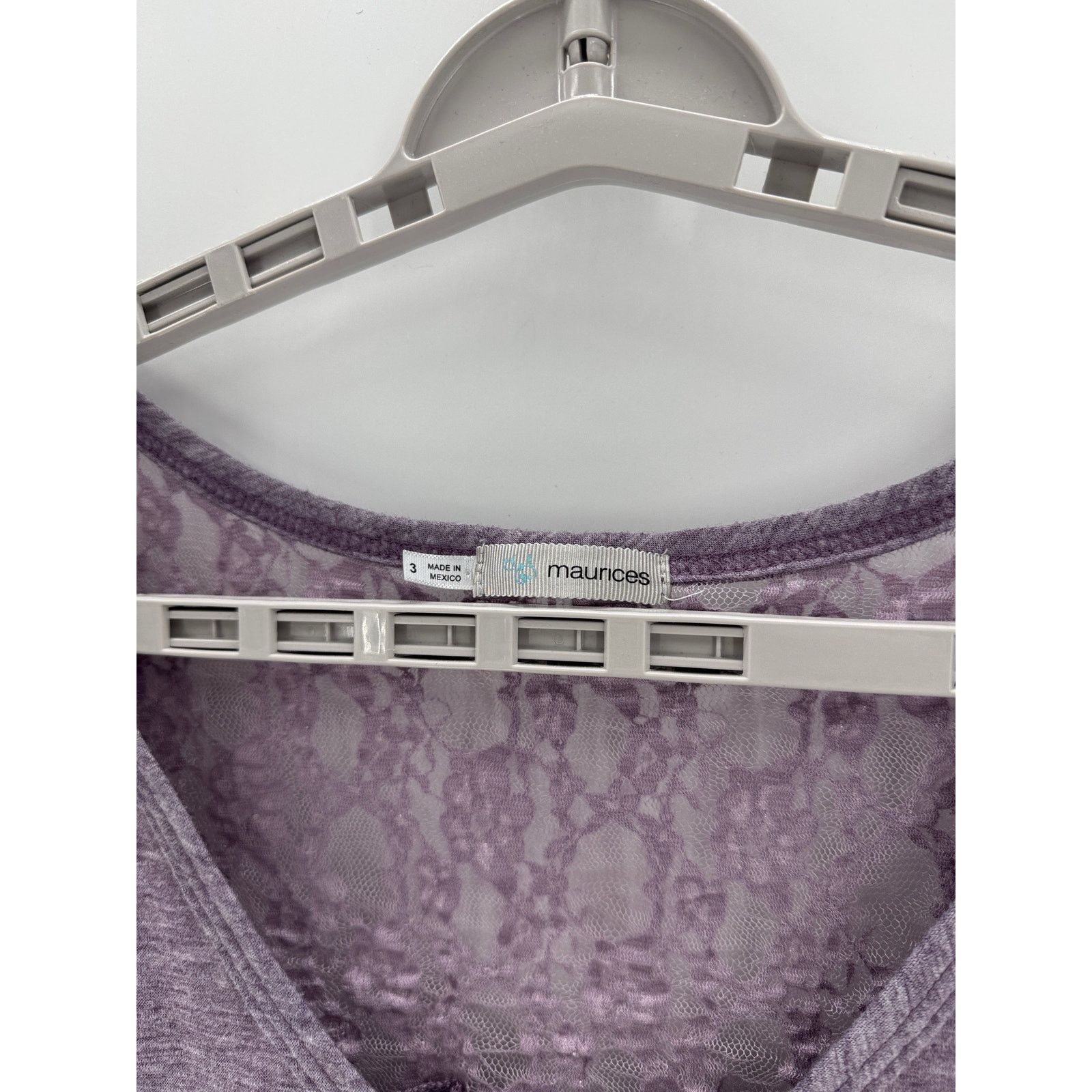 Other Maurices True Y2K floral beaded graphic Ruched Sides 3X top Size 3XL / US 20-22 - 8 Thumbnail