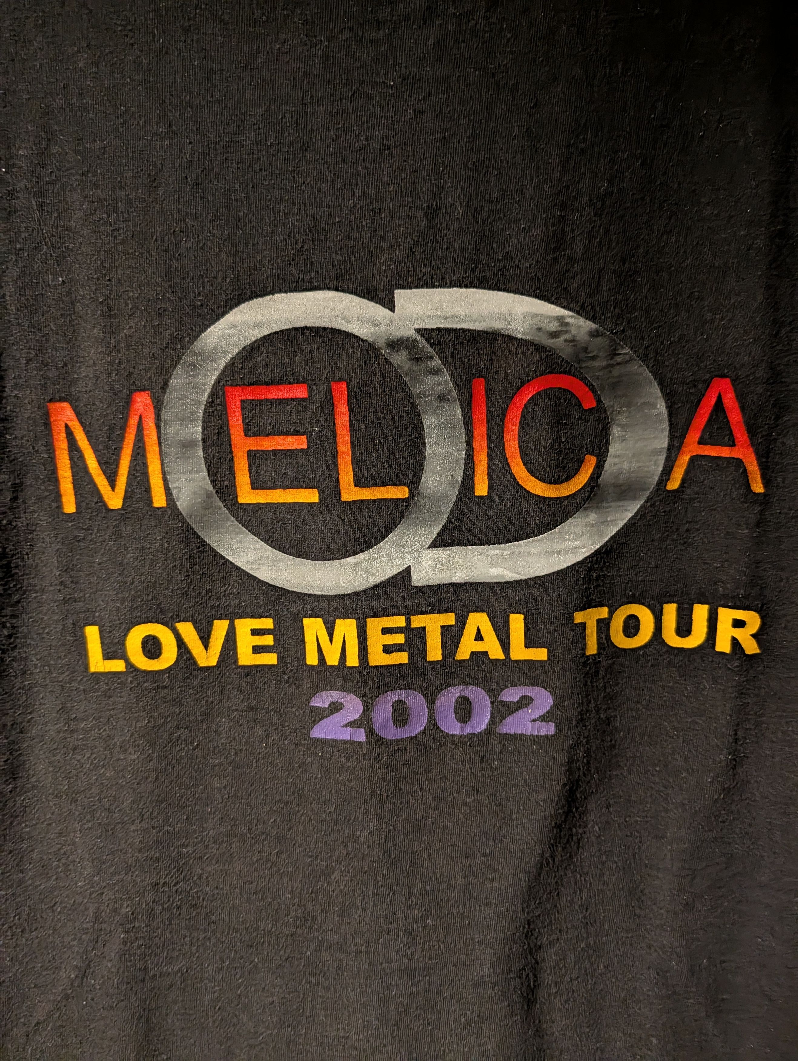 Band Tees Vintage 2002 Melica Love Metal Tour HIM Bam Margera T-Shirt Size US L / EU 52-54 / 3 - 2 Thumbnail