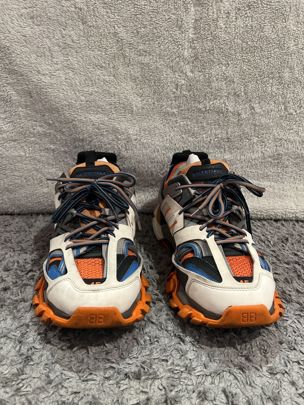 Balenciaga Balenciaga track (orange grey) Size US 12 / EU 45 - 3 Thumbnail