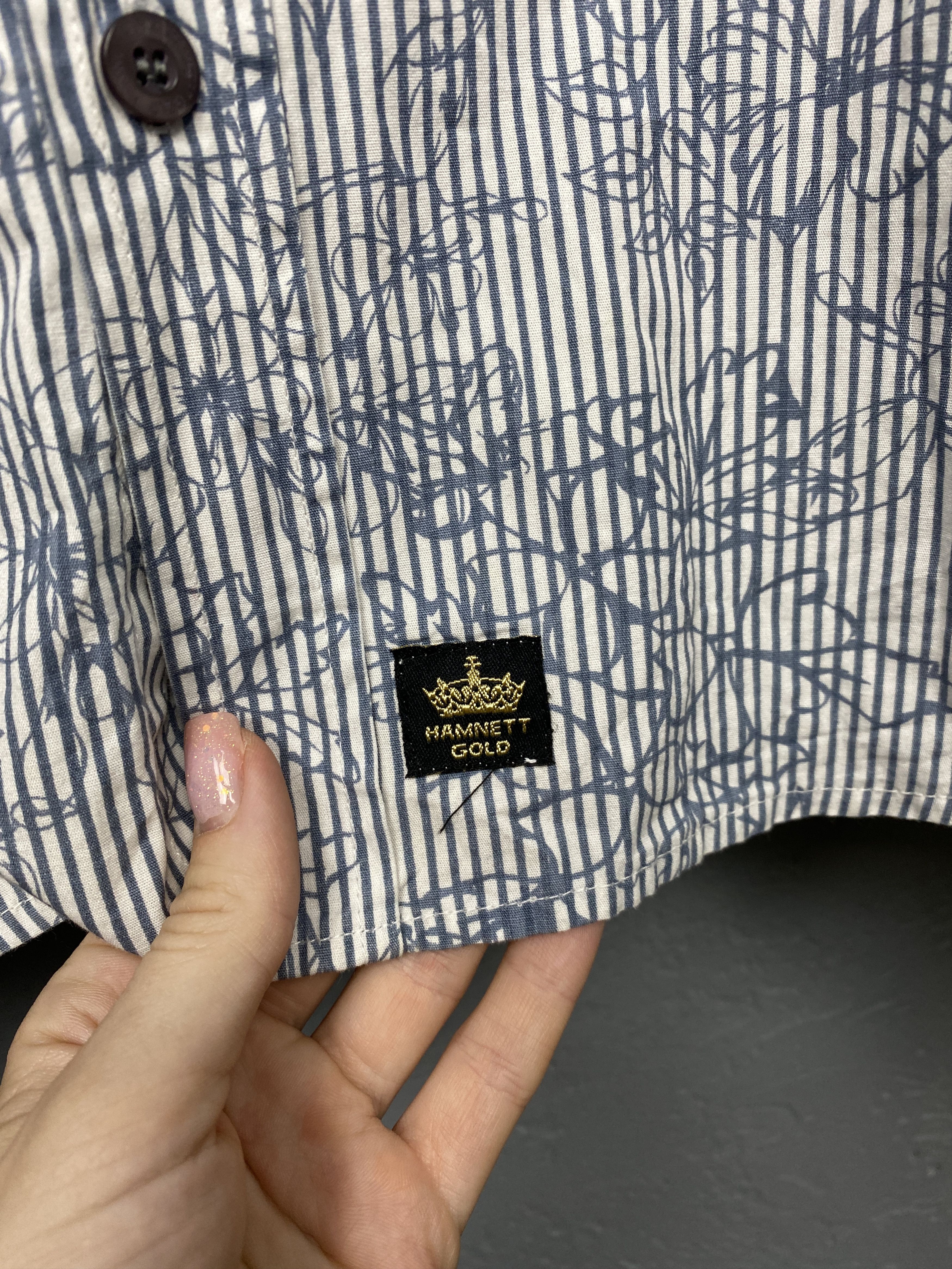 Katharine Hamnett London Katharine Hamnett London Gold Mens Long Sleeve Shirt 5XL Size US XXL / EU 58 / 5 - 5 Thumbnail