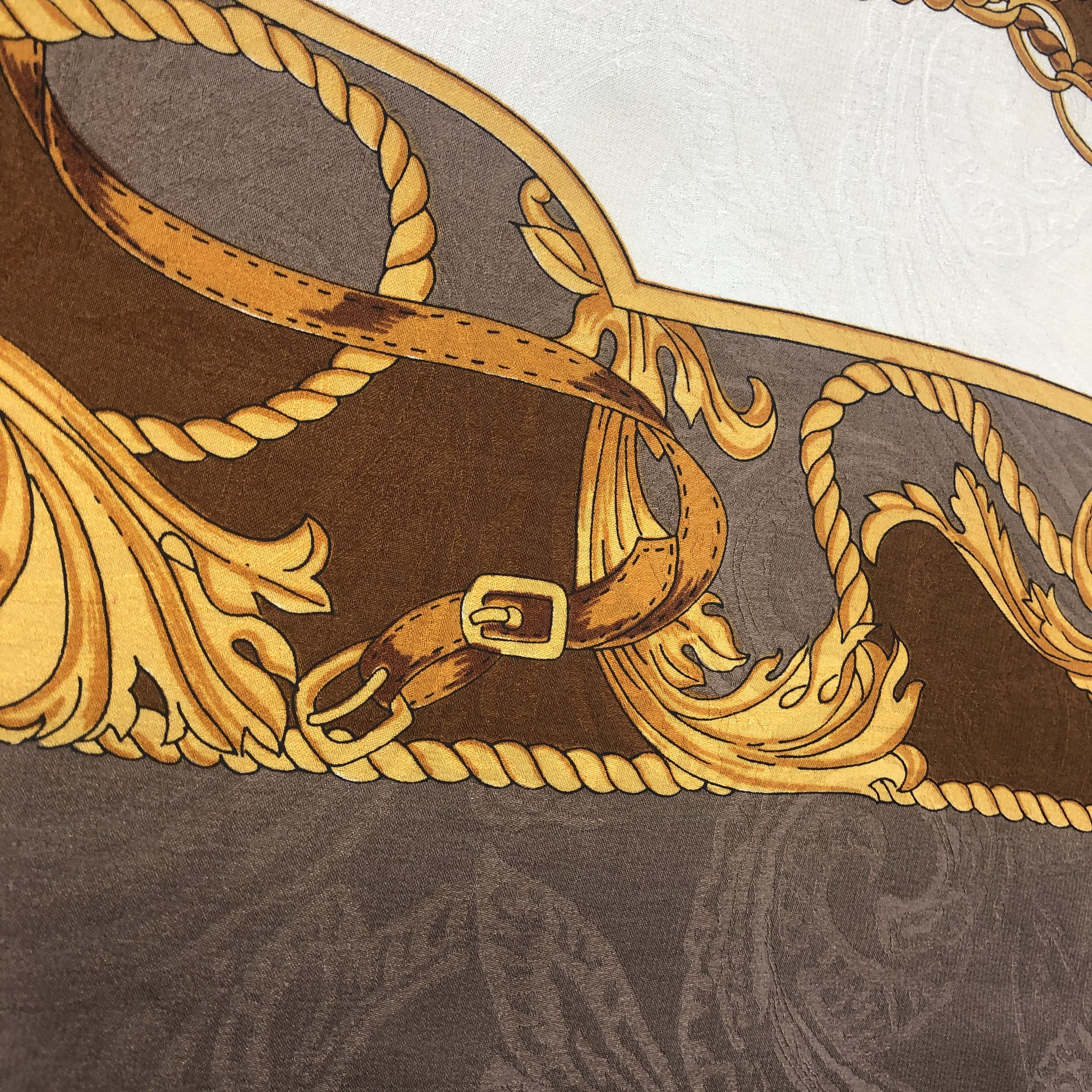 Other × Vintage Vintage SILK Scarf Twill Stole Wraps Scarves Size ONE SIZE - 16 Thumbnail
