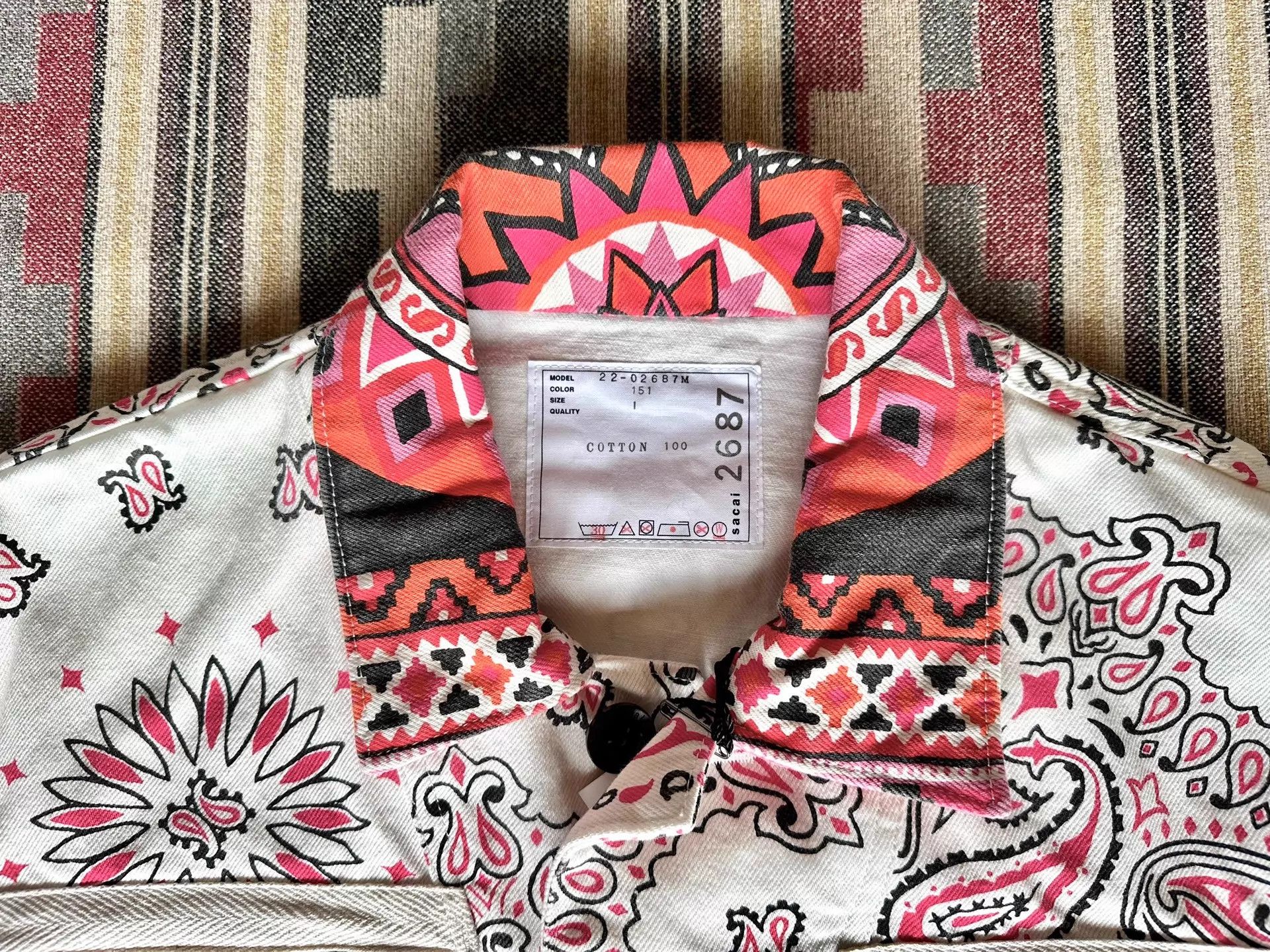 Sacai Sacai Bandana Print Blouson Size 1 (Oversized) Size US S / EU 44-46 / 1 - 3 Thumbnail