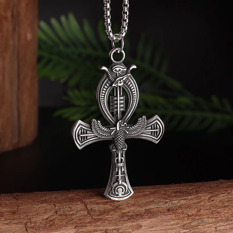 Jewelry Ankh Cross Pendant Necklace Size ONE SIZE - 1 Thumbnail