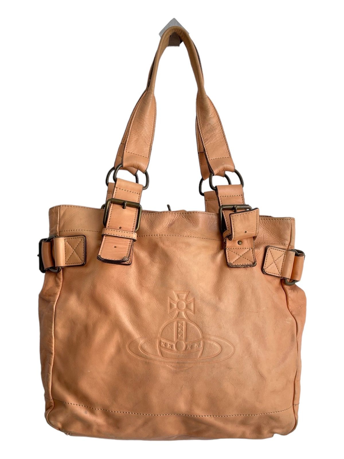 Genuine Leather × Seditionaries × Vivienne Westwood OG Vivienne Westwood Orb Logo Embossed Leather Shoulder Bag Size ONE SIZE - 1 Thumbnail