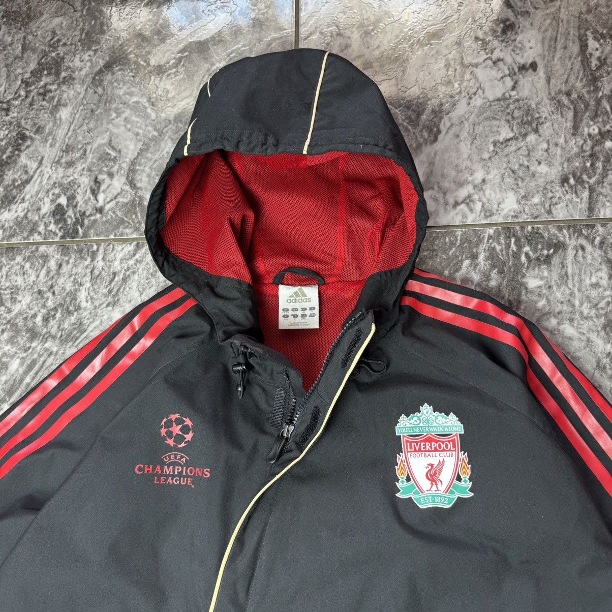 Adidas × Vintage Adidas Liverpool 2009 Champions League jacket Size US XL / EU 56 / 4 - 4 Thumbnail