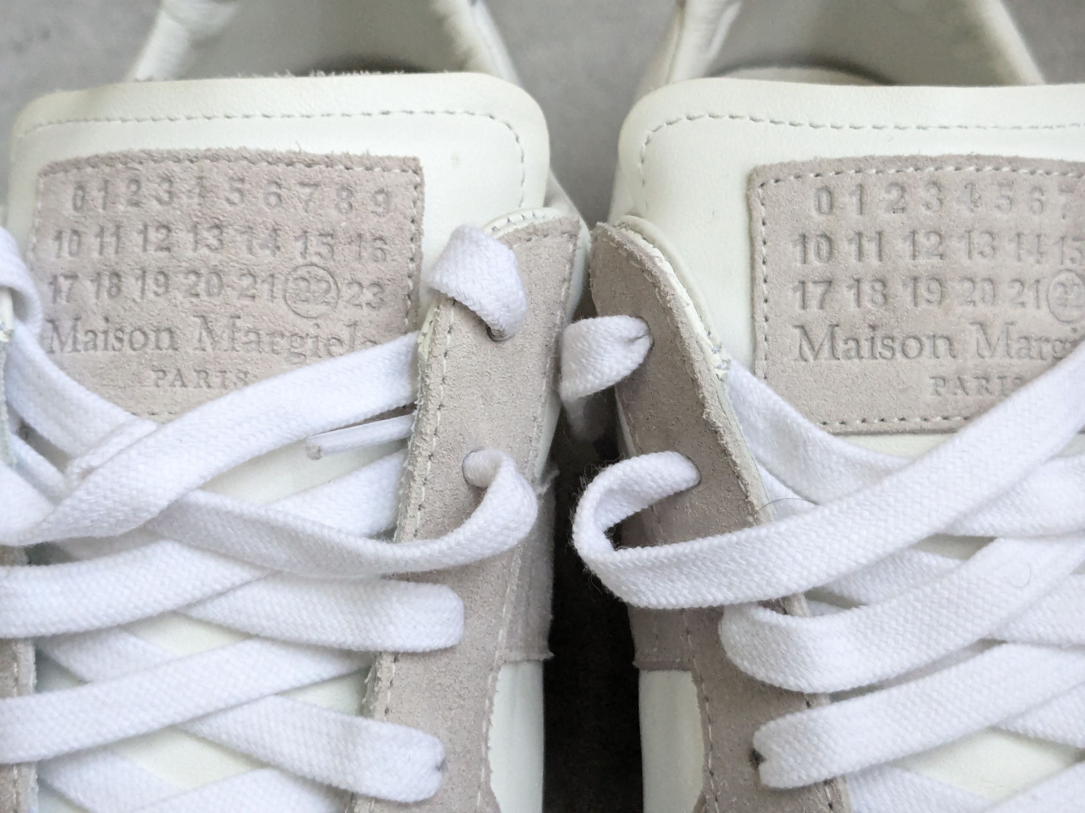 Maison Margiela Maison Margiela GAT Replica Gray White 9 42 Low Tops Size US 9 / EU 42 - 7 Thumbnail